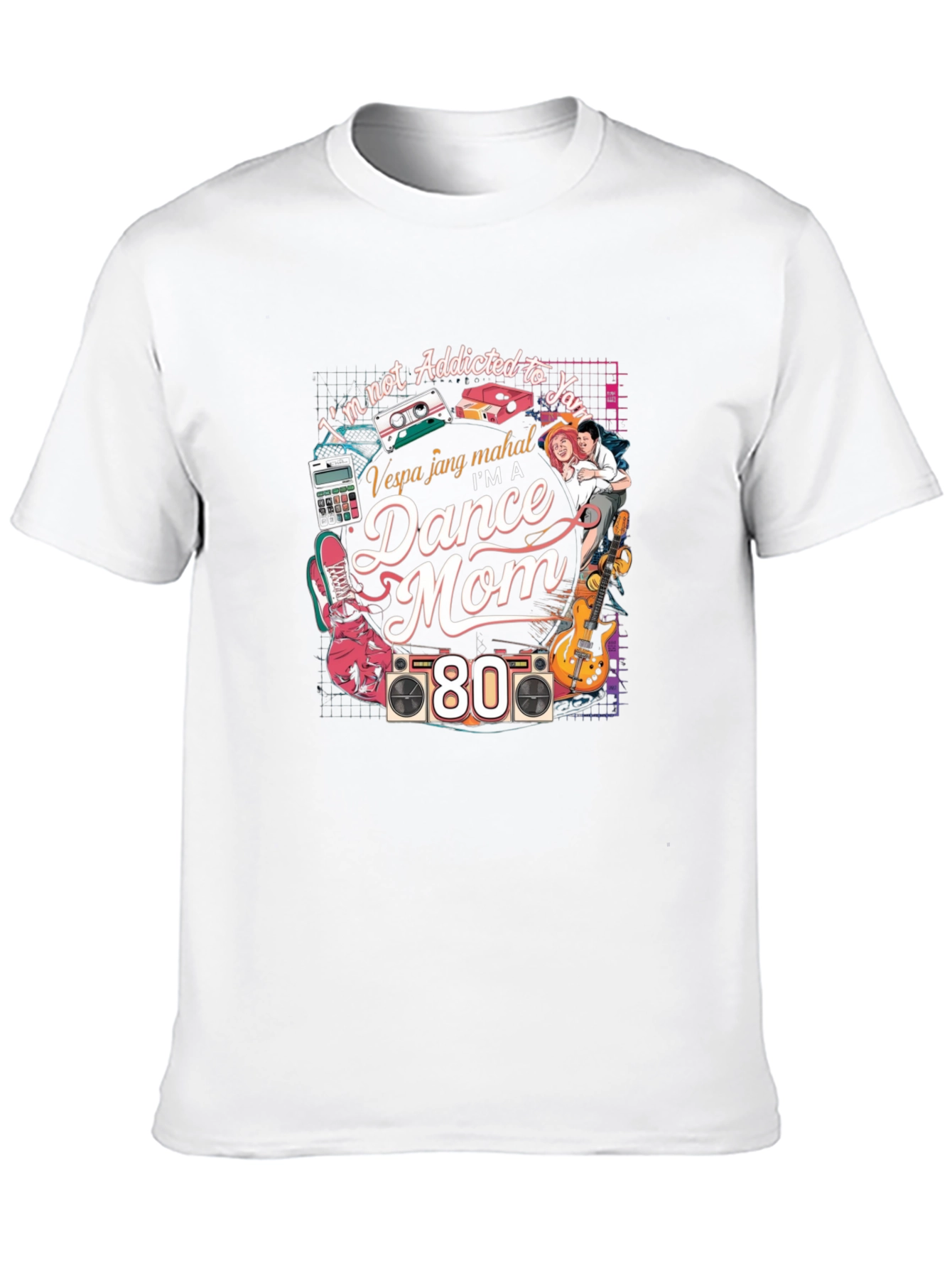 Black I'm a Dance Mom 80s T-Shirt view 10