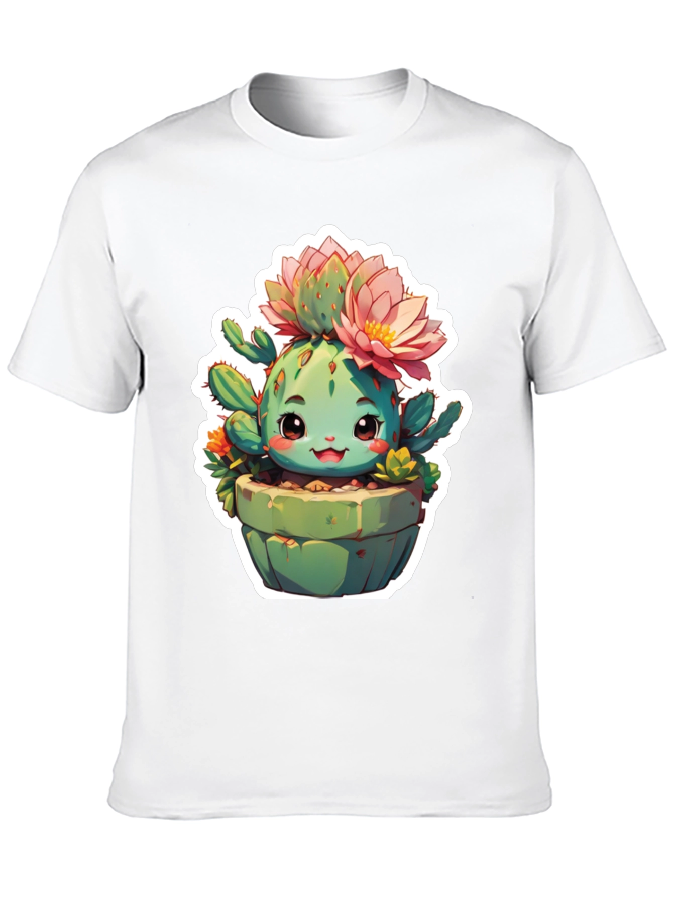 Black Cute Cactus Tee view 10
