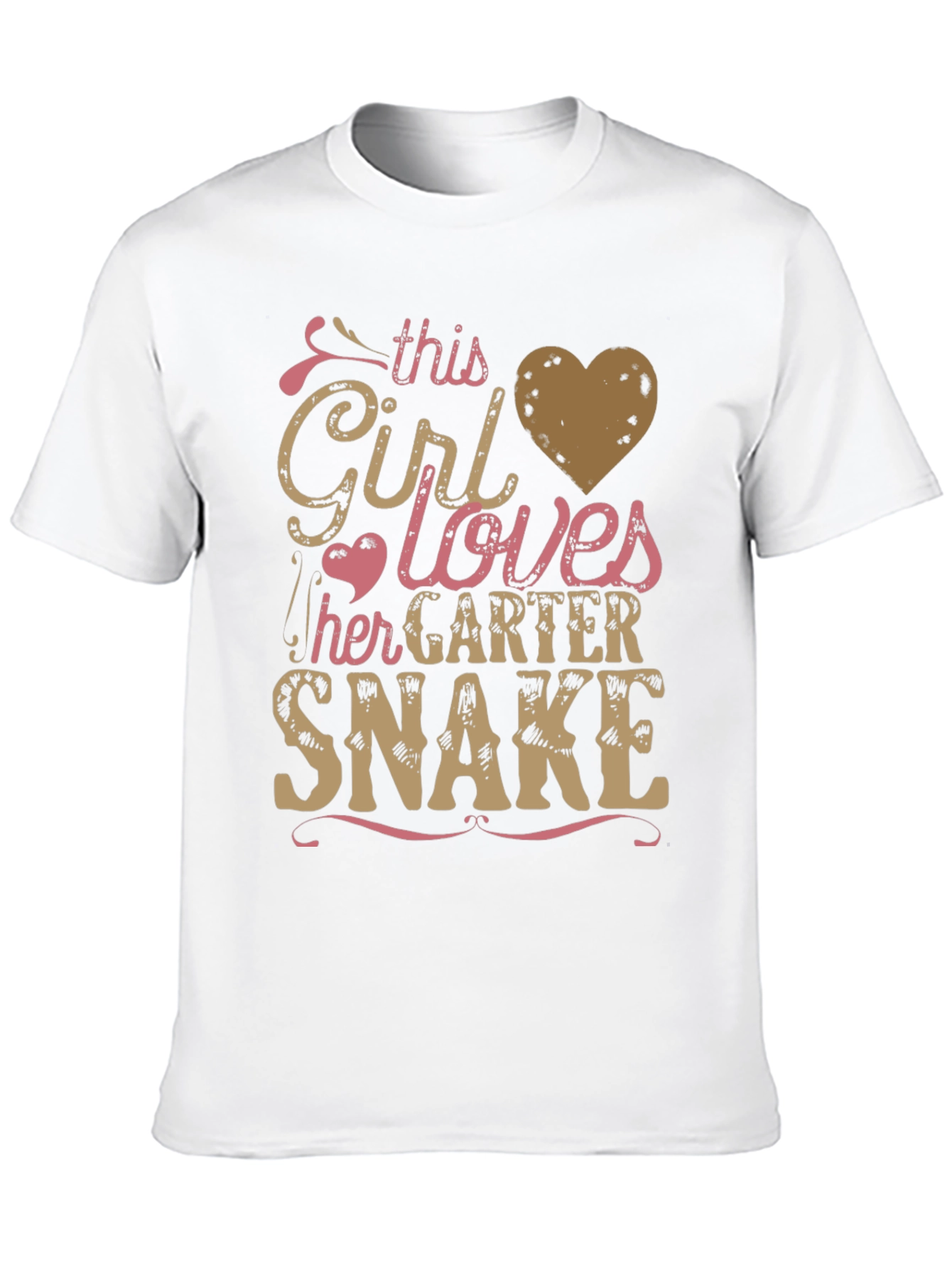 Black Girl Loves Garter Snake Graphic Tee - Novelty Animal T-Shirt view 10
