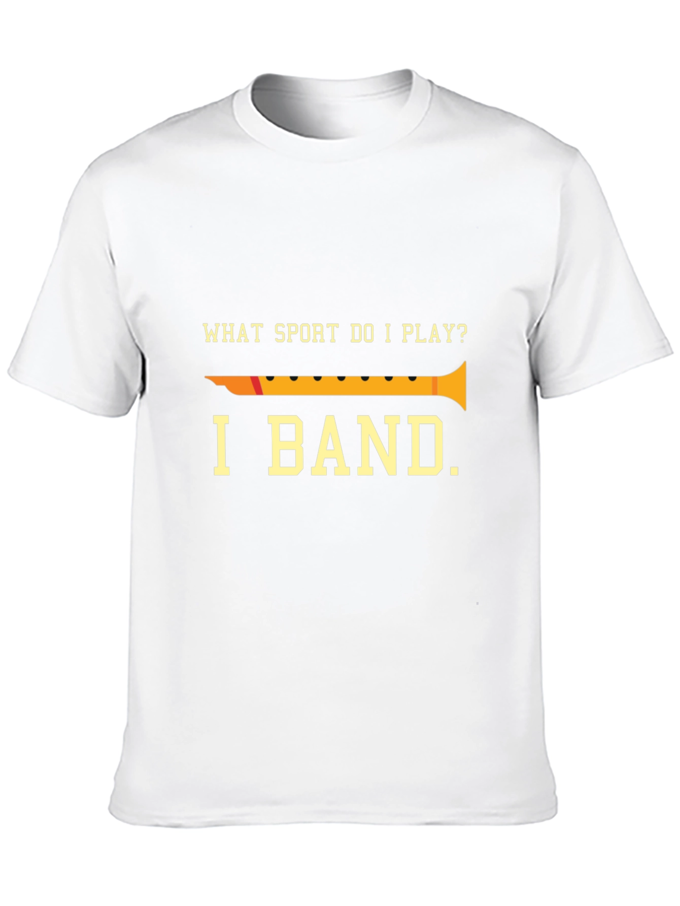 Black I Band Funny T-Shirt, Clarinet Shirt, Marching Band Tee view 10