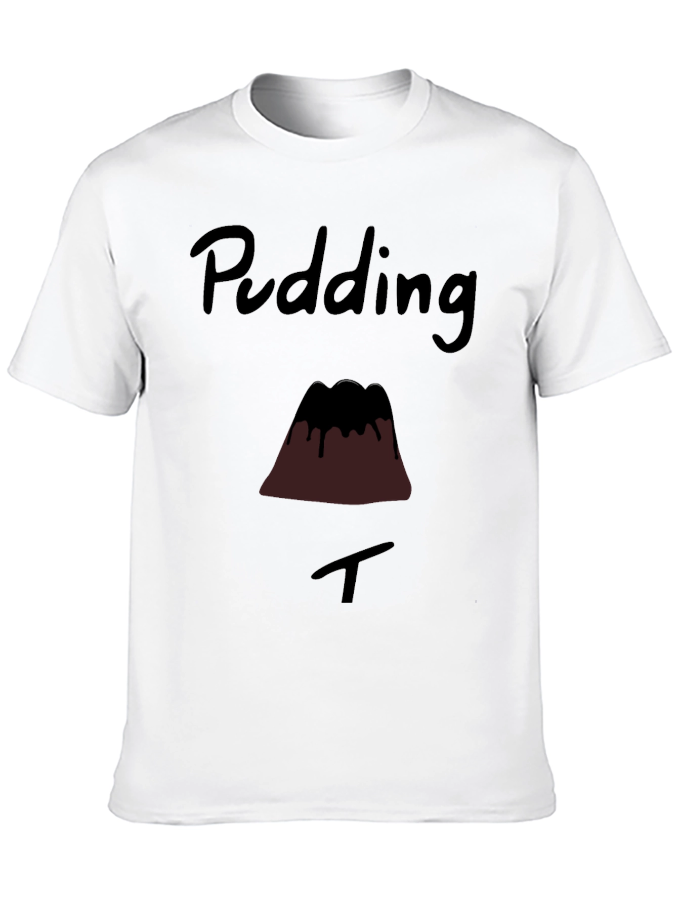 Black Pudding T-Shirt - Funny Dessert Graphic Tee view 10