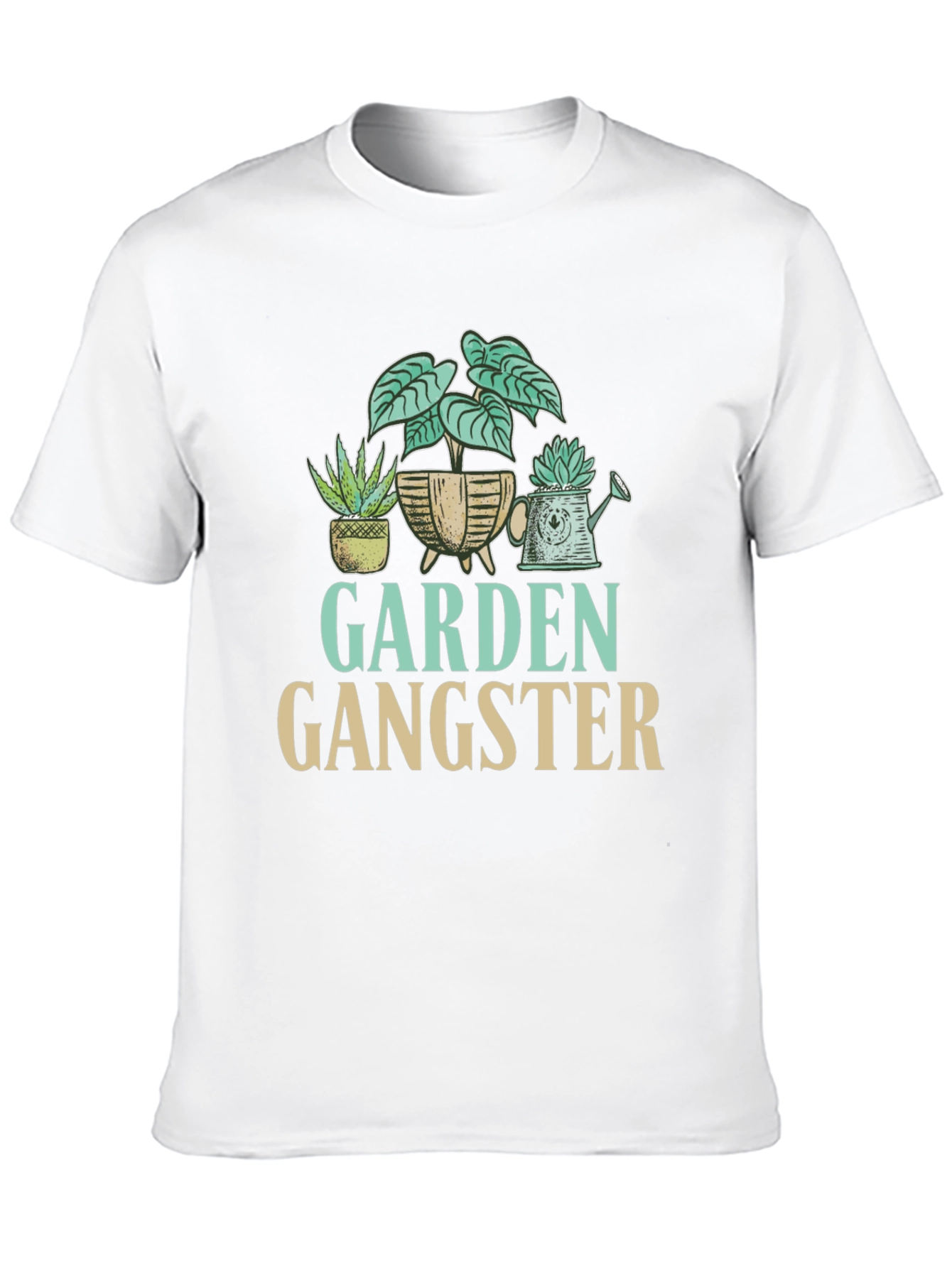 Black Garden Gangster Graphic T-Shirt view 10