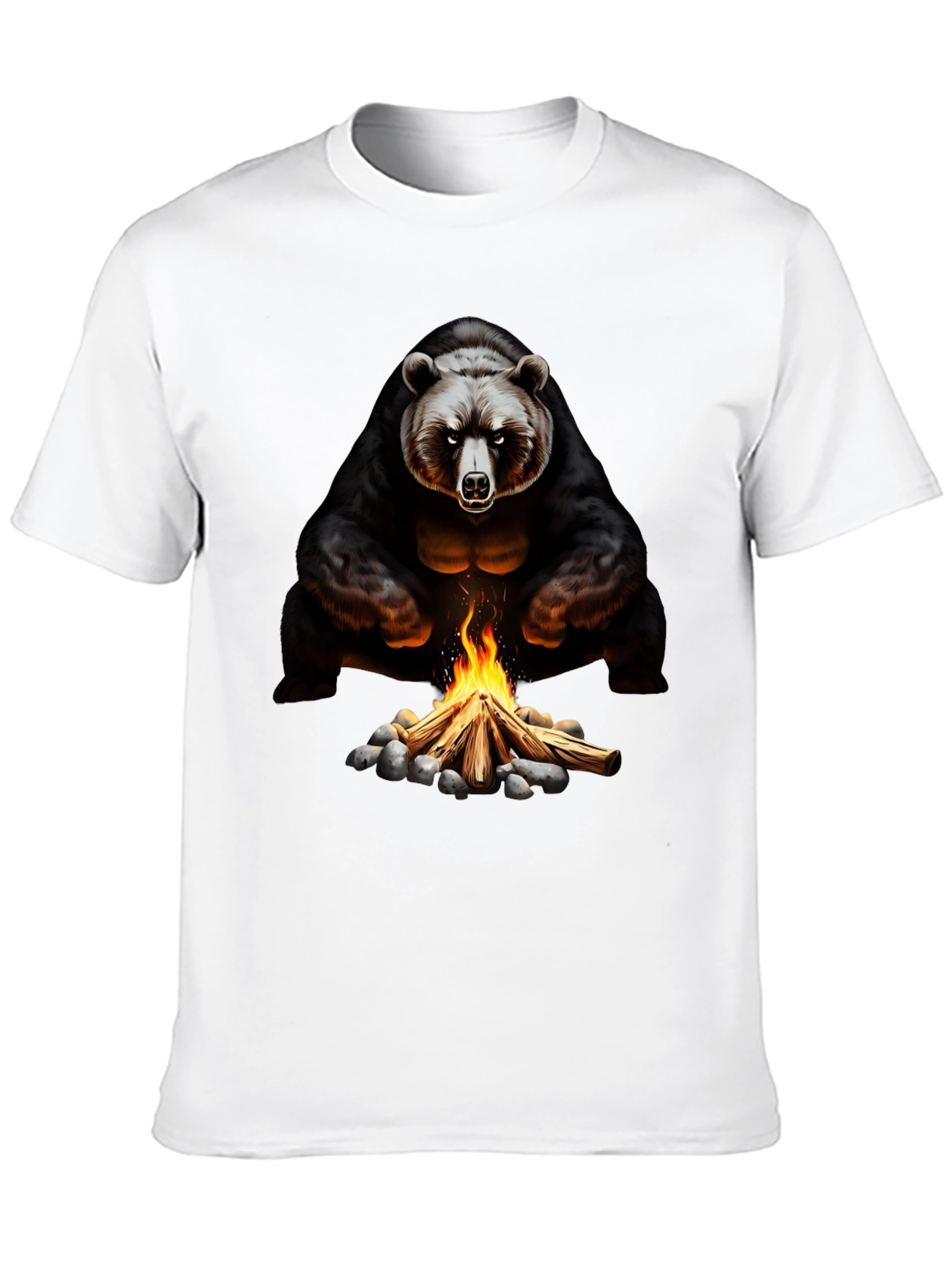 Black Bear Campfire Graphic Tee view 10