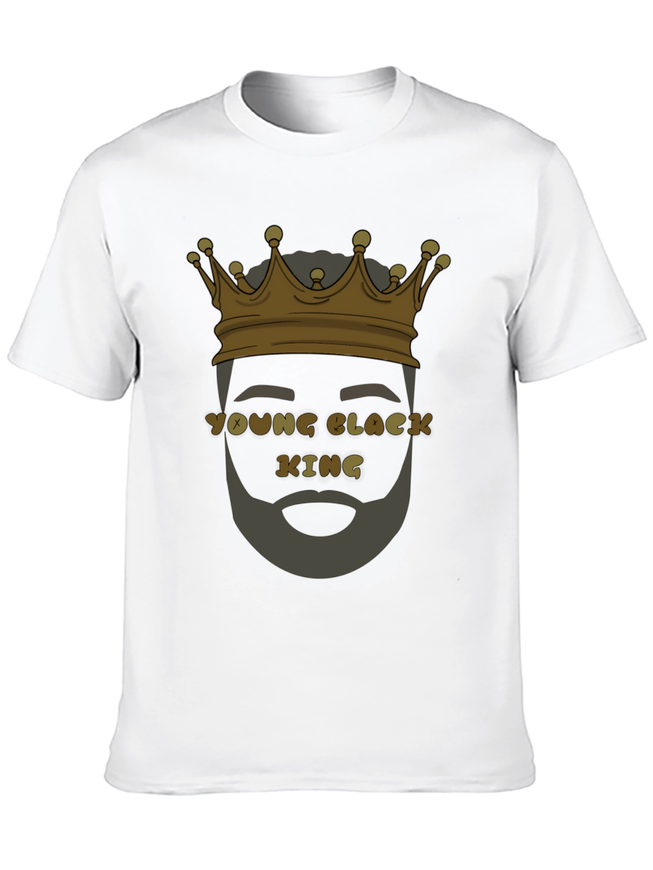 Black Young Black King Graphic T-Shirt view 10