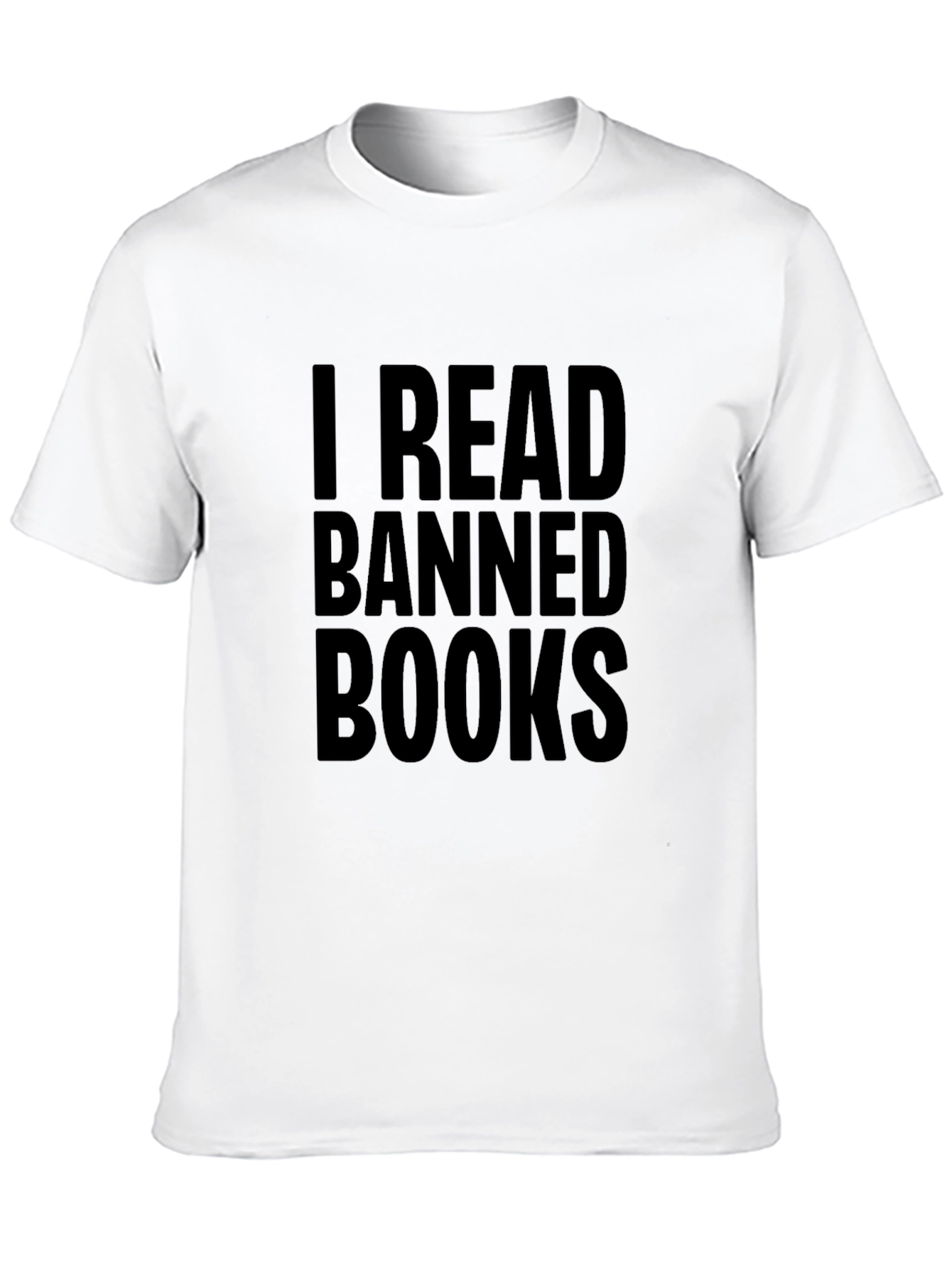 Black I Read Banned Books T-Shirt view 10