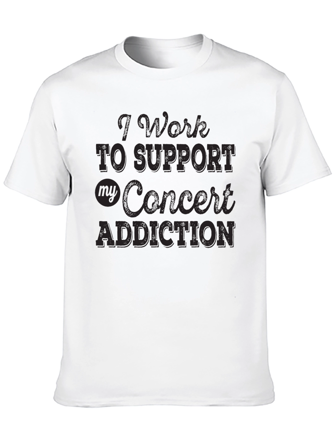 Black Concert Addiction Graphic Tee - Black view 10