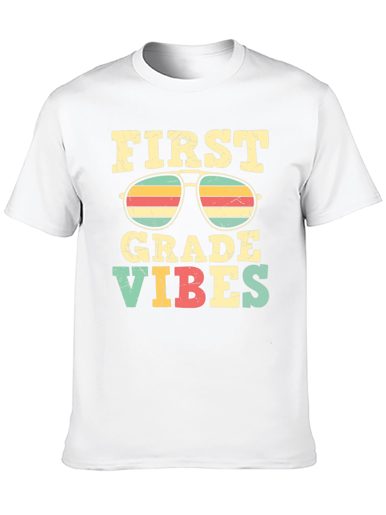 Black First Grade Vibes Graphic Tee - Back to School Shirt view 10