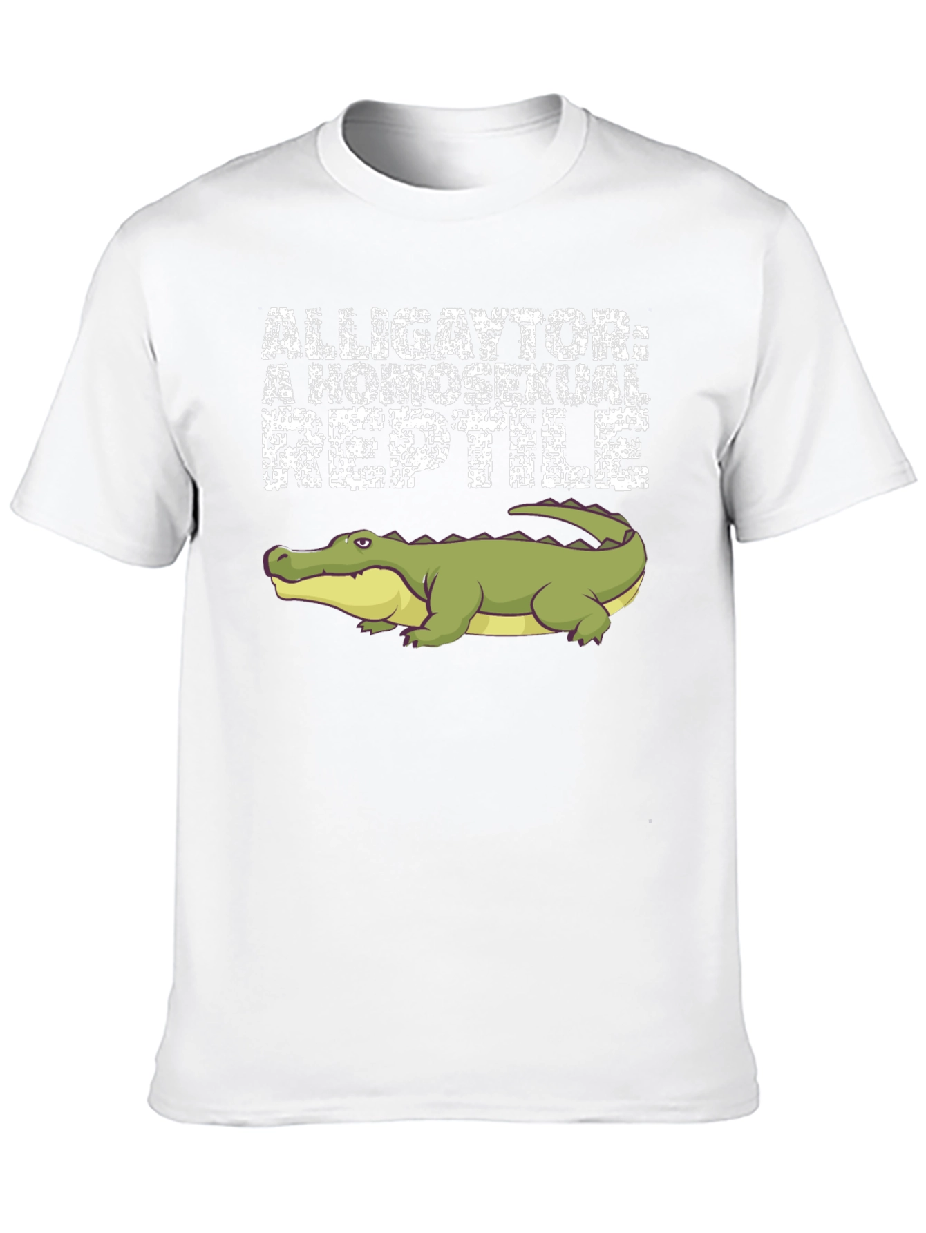 Black Alligaytor: Homosexual Reptile Graphic T-Shirt view 10