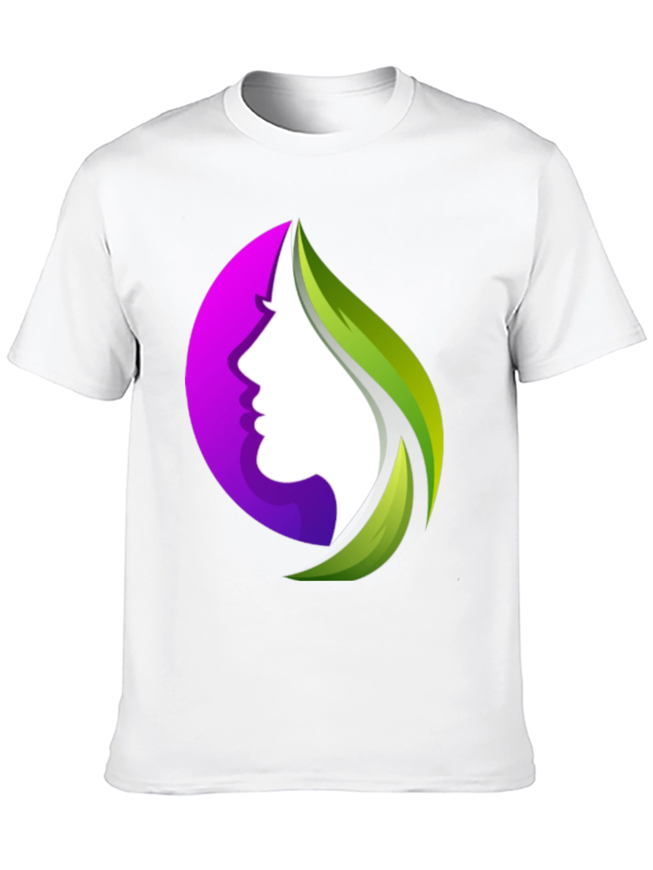 Black Elegant Nature Silhouette Graphic Tee - Unisex Black T-Shirt view 10