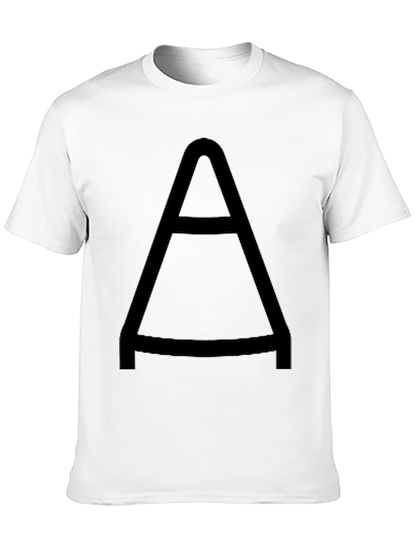 Black Bold "A" Graphic Tee - Casual Style view 10