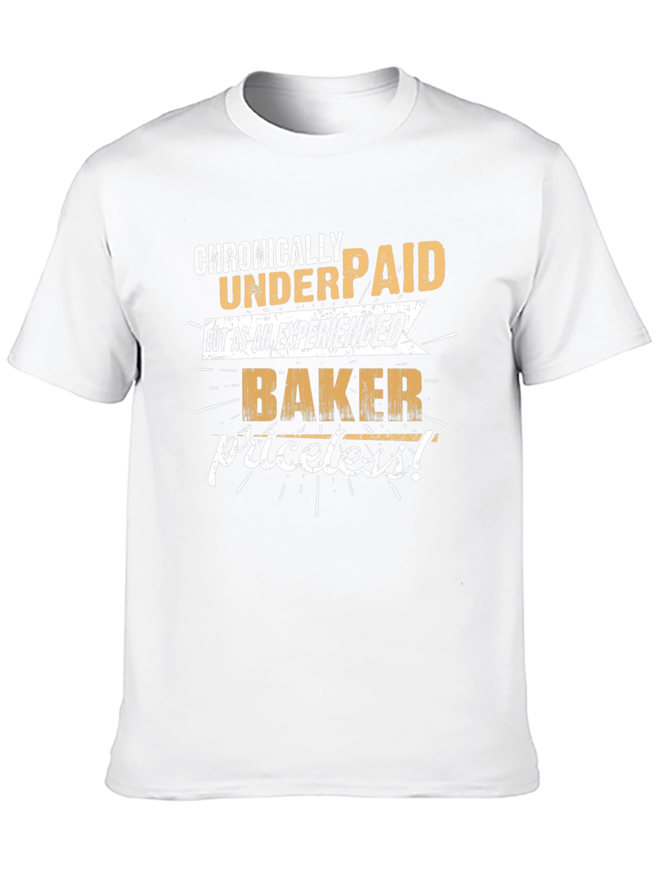 Black Chronically Underpaid Baker T-Shirt view 10