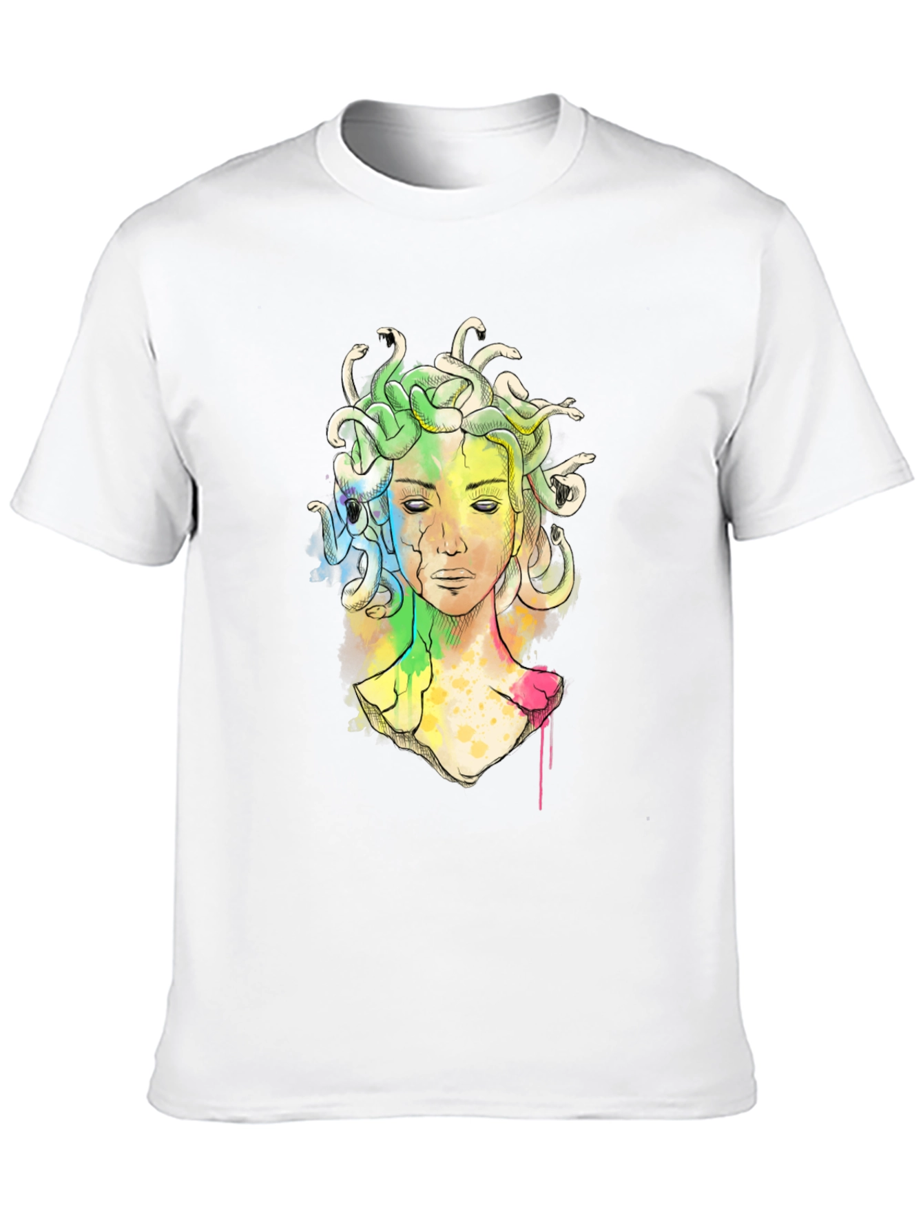 Black Medusa Graphic Tee - Modern Myth T-Shirt view 10