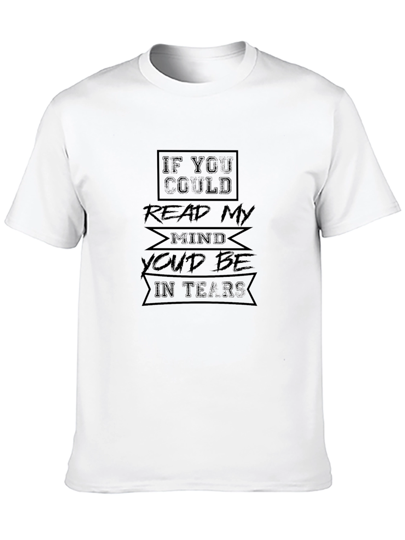 Black Emotional Depth Black T-Shirt view 10