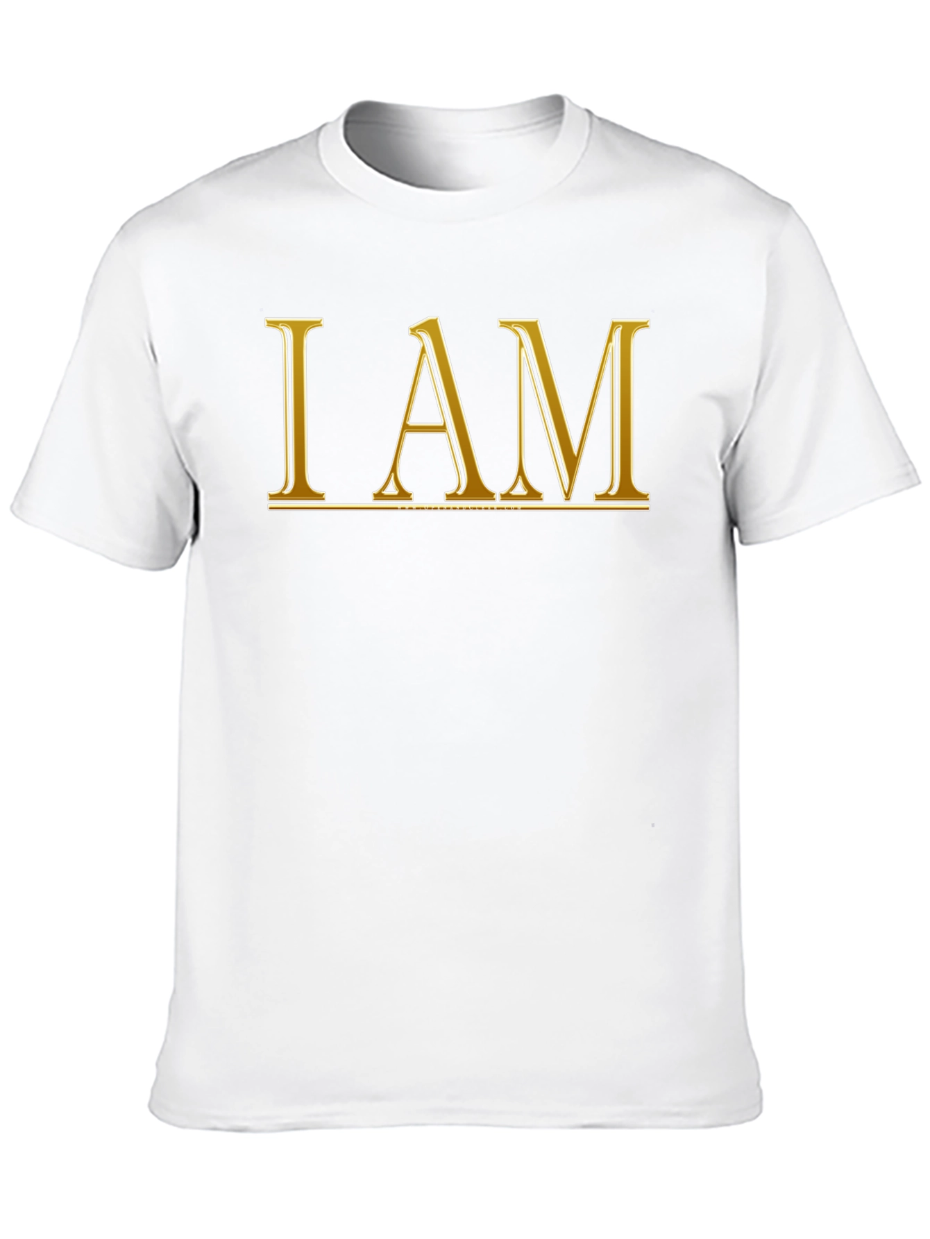 Black I AM Graphic T-Shirt - Black Cotton Blend view 10