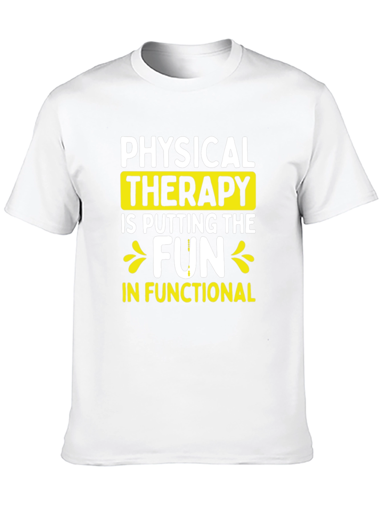 Black Physical Therapy Fun T-Shirt - Functional Fitness Tee view 10