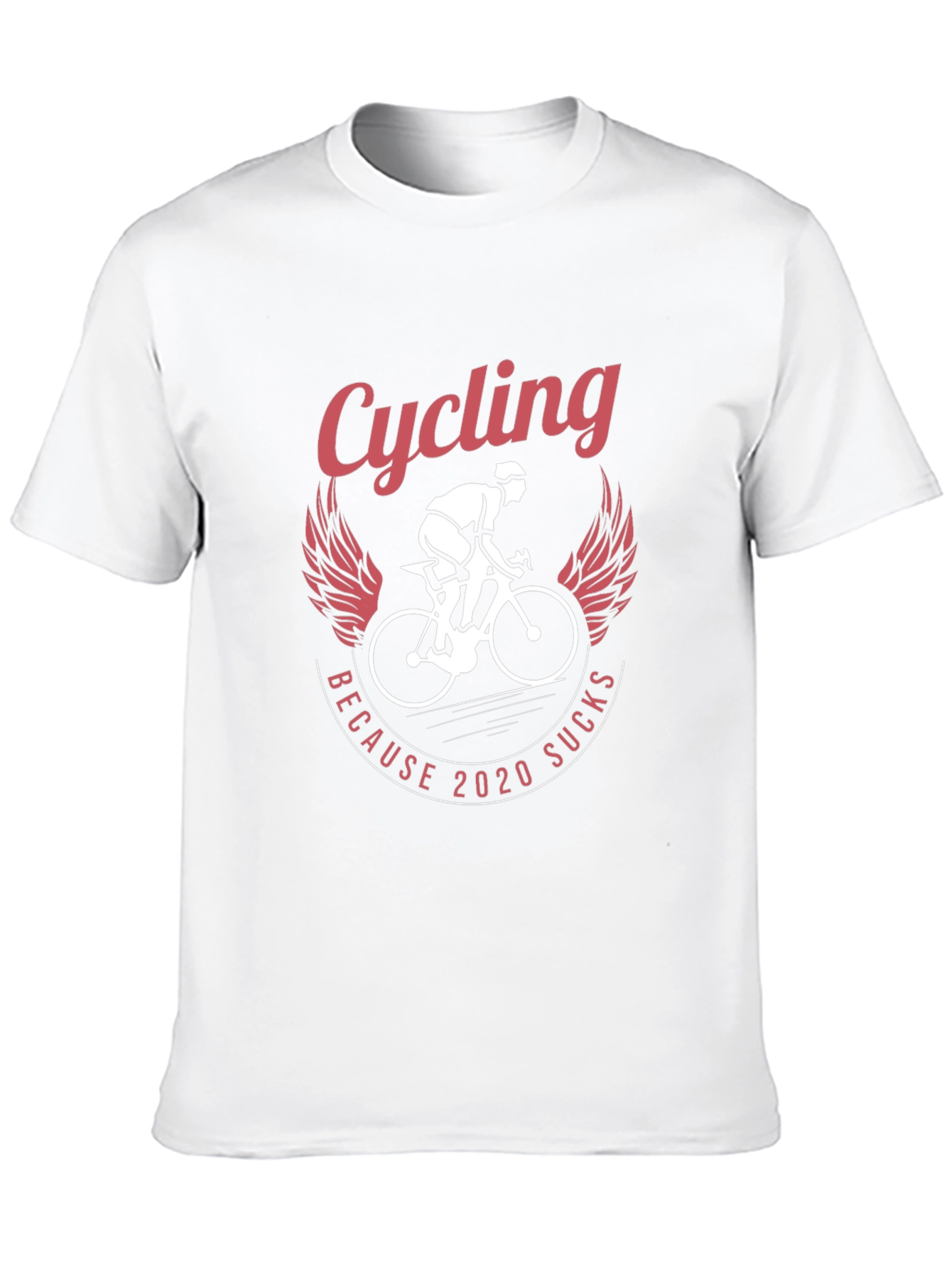 Black Cycling Because 2020 Sucks Graphic Tee view 10