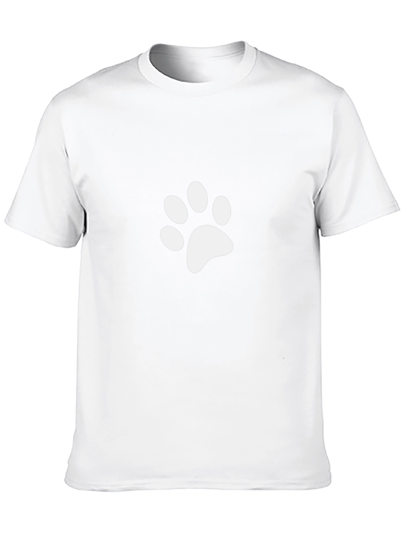 Black Paw Print Black T-Shirt - Casual Style view 10