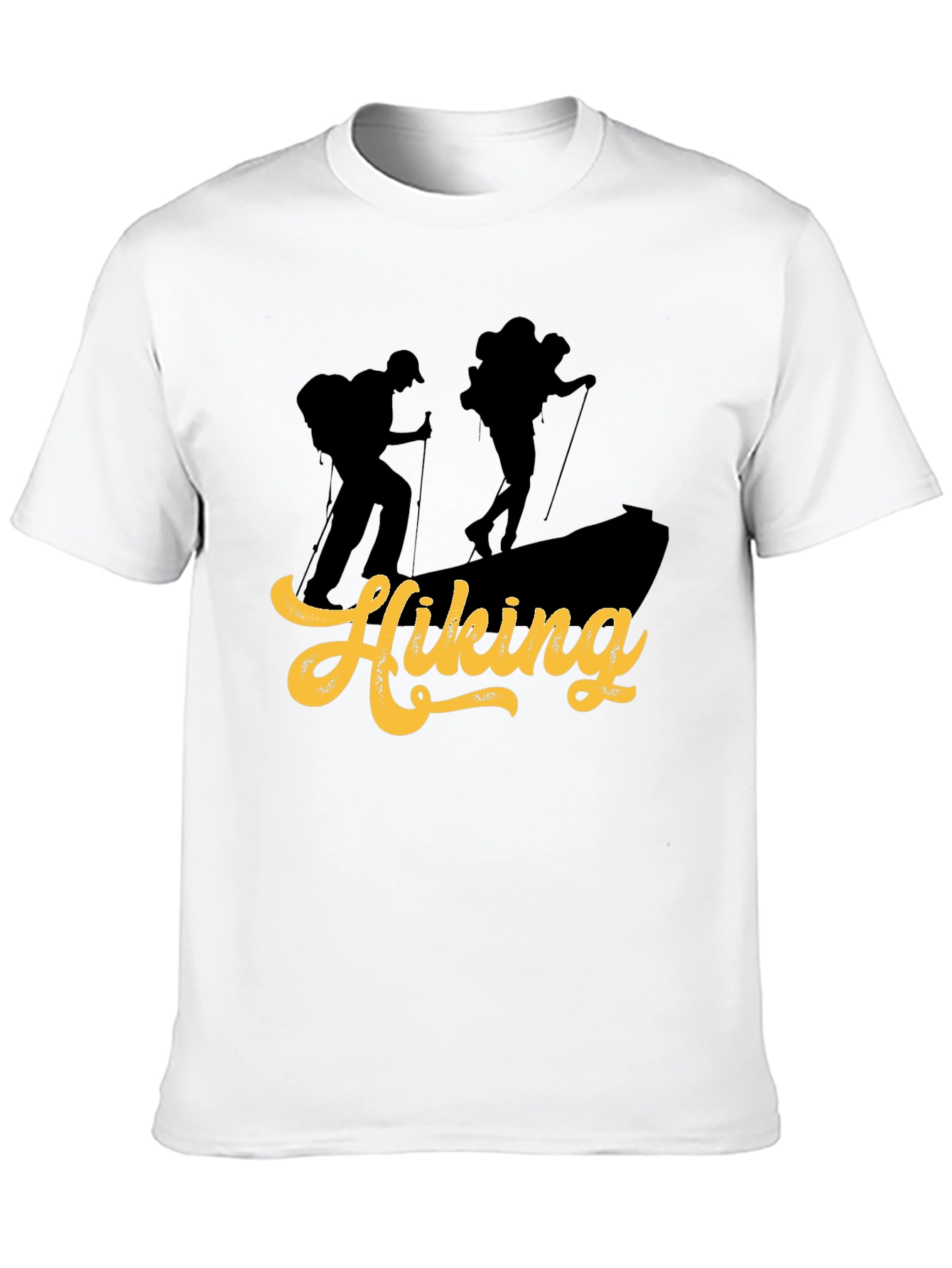 Black Hiking Adventure Graphic Tee - Black view 10