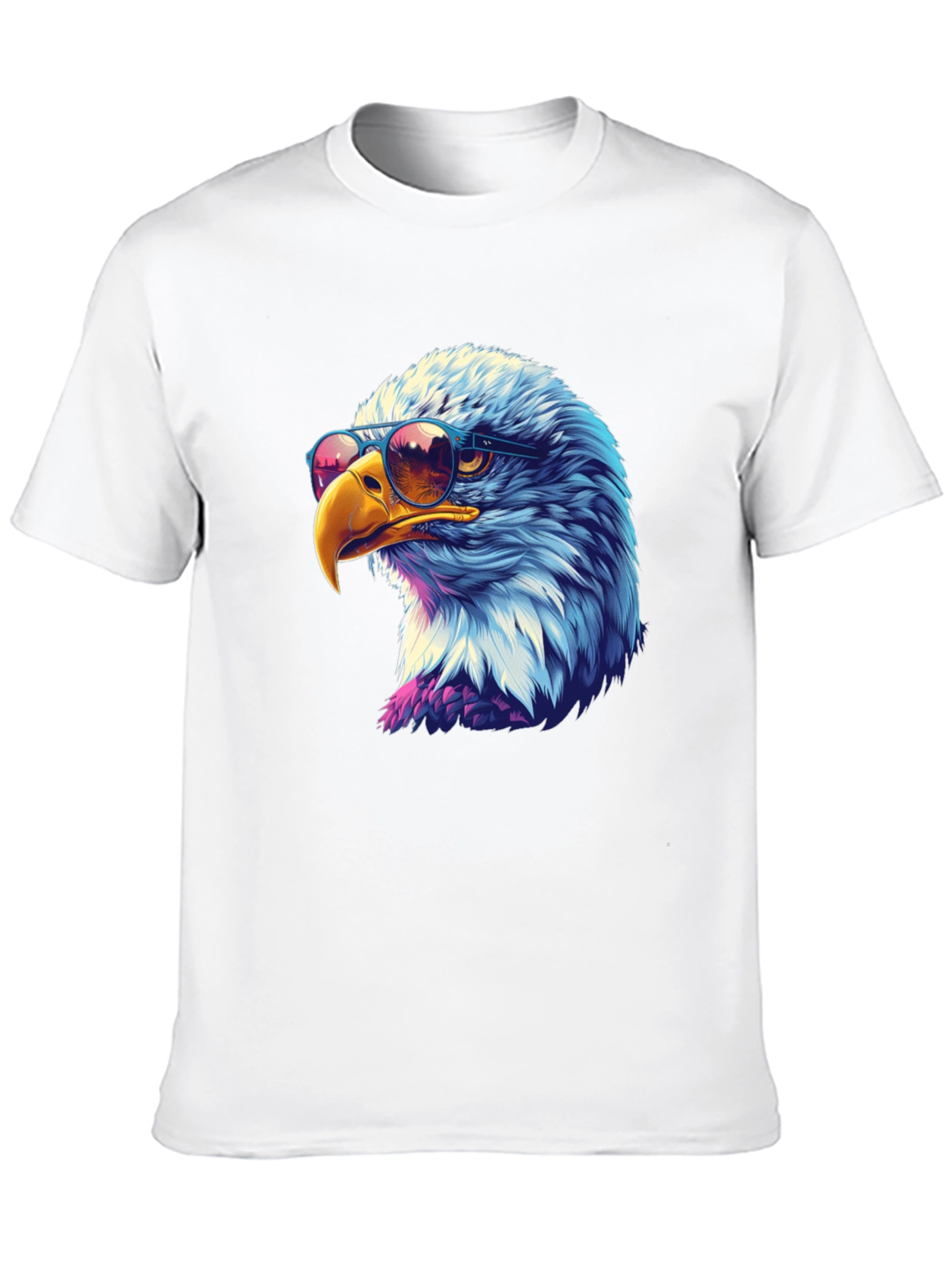 Black Cool Eagle Graphic Tee - Black T-Shirt view 10