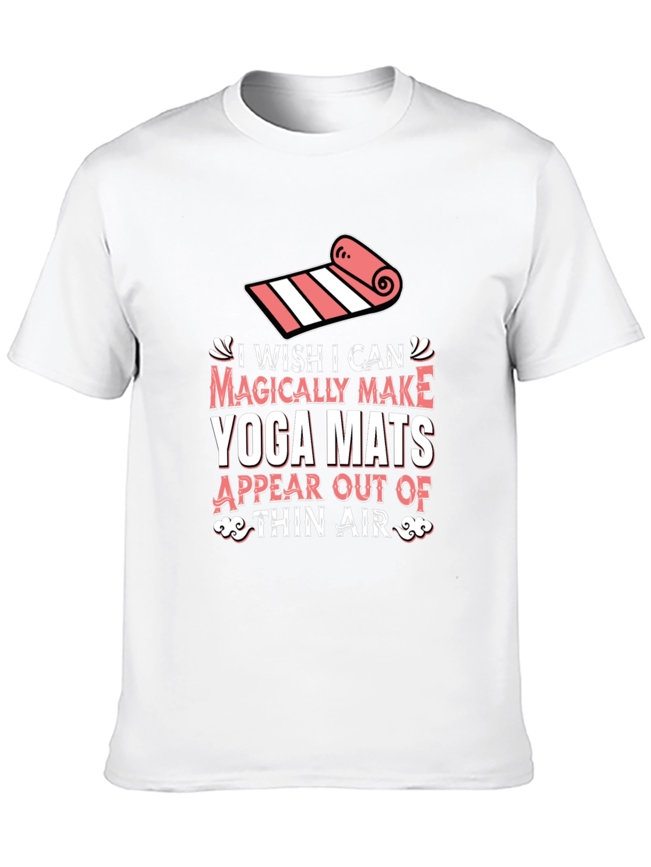 Black Yoga Mat Magic T-Shirt - Wish I Could Make Yoga Mats view 10