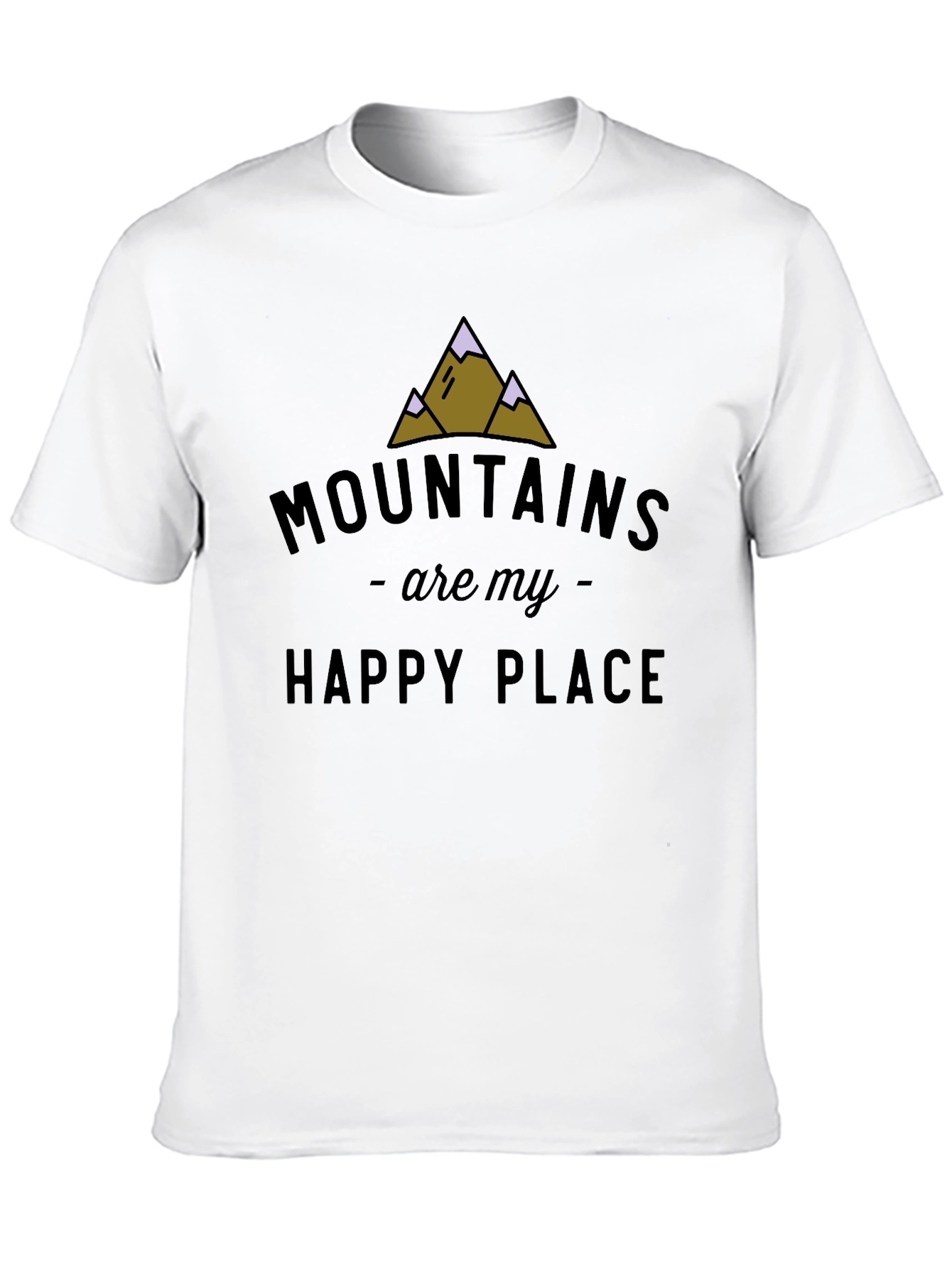 Black Mountains Are My Happy Place Graphic Tee view 10