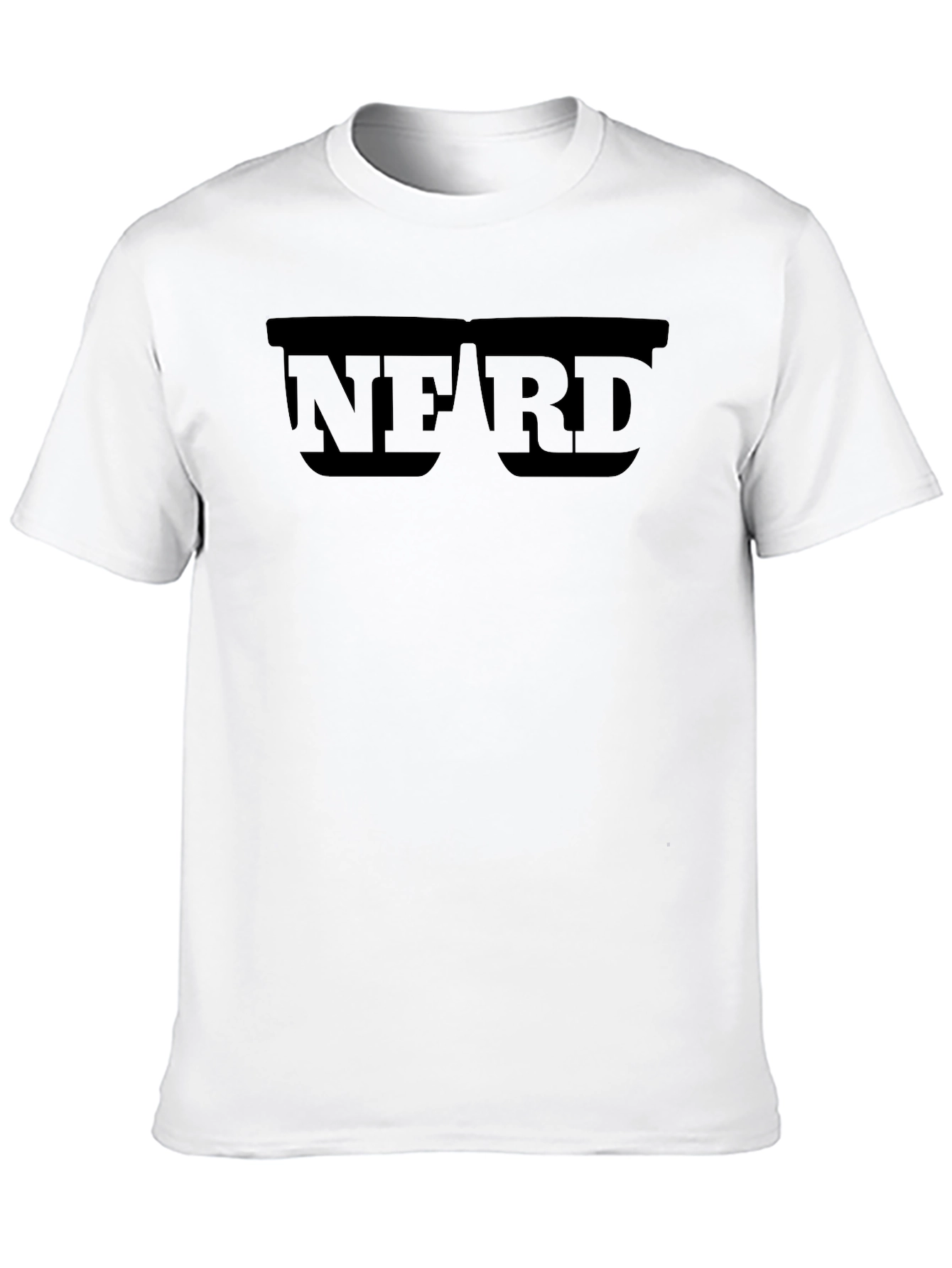 Black Nerd Sunglasses Graphic T-Shirt - Cool Geek Style view 10