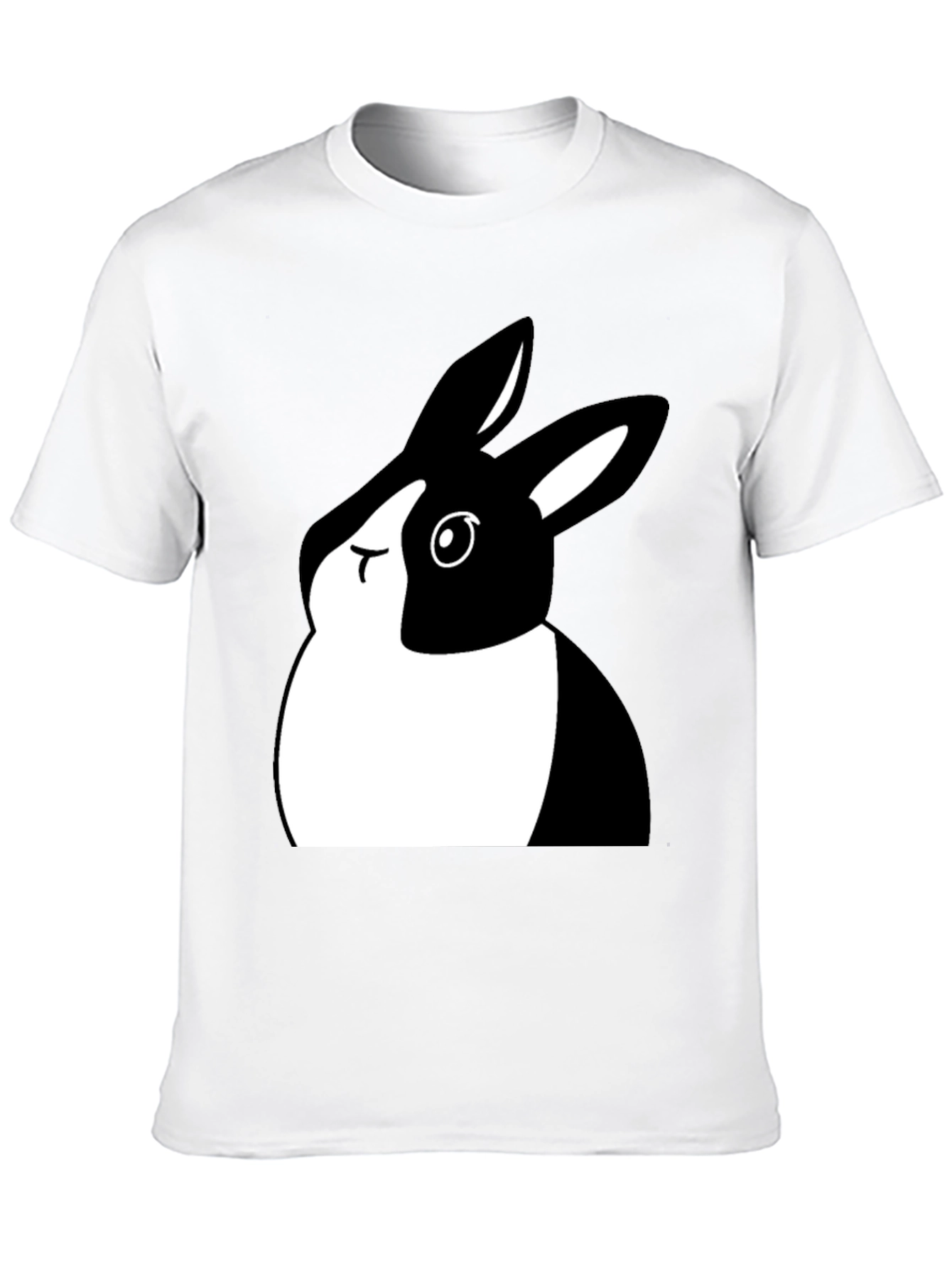 Black Black Bunny Graphic Tee - Unisex view 10