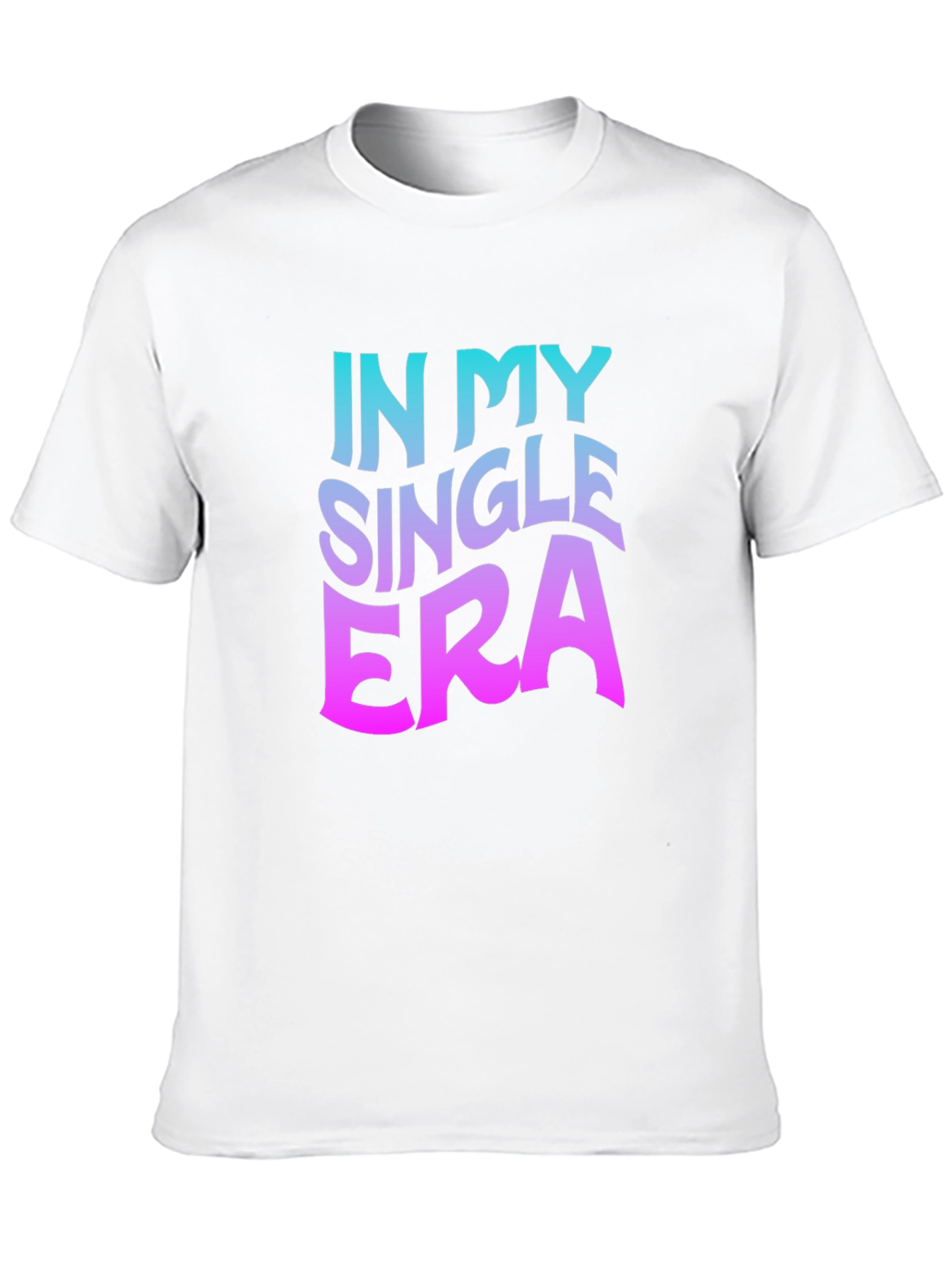 Black In My Single Era Black Graphic Tee view 10