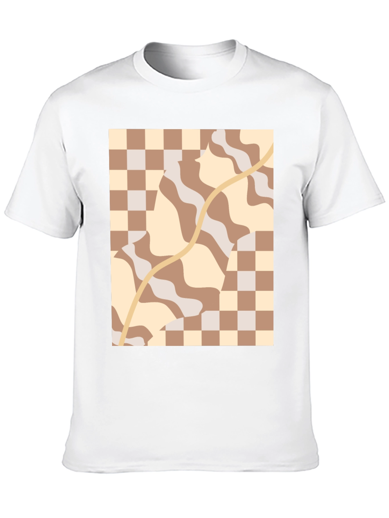 Black Retro Aesthetic Patterned Tee view 10