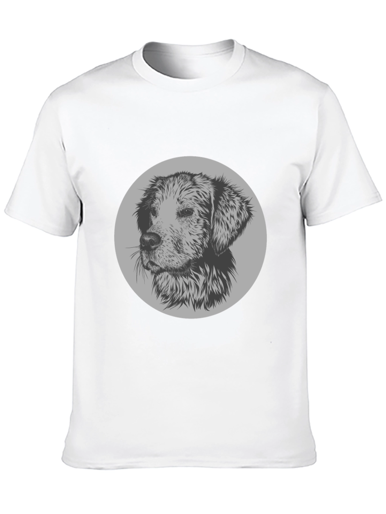 Black Dog Graphic Print Crew Neck T-Shirt view 10