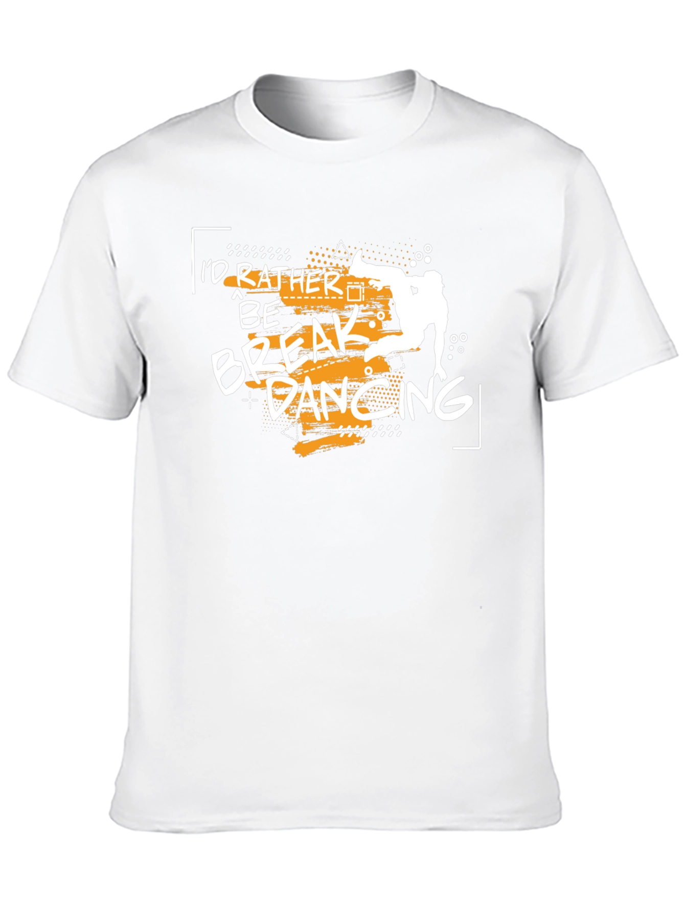 Black Breakdancing T-Shirt - "I'd Rather Be Breakdancing" view 10