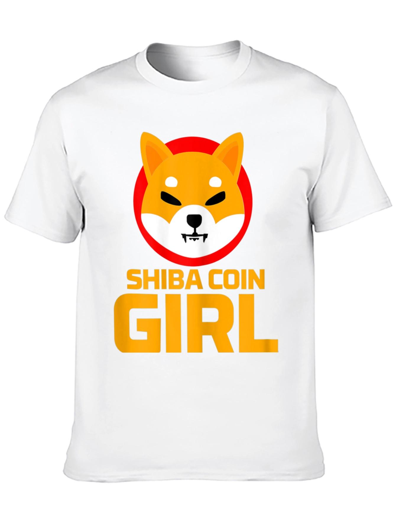 Shiba Coin Girl Graphic Tee - Black - 10
