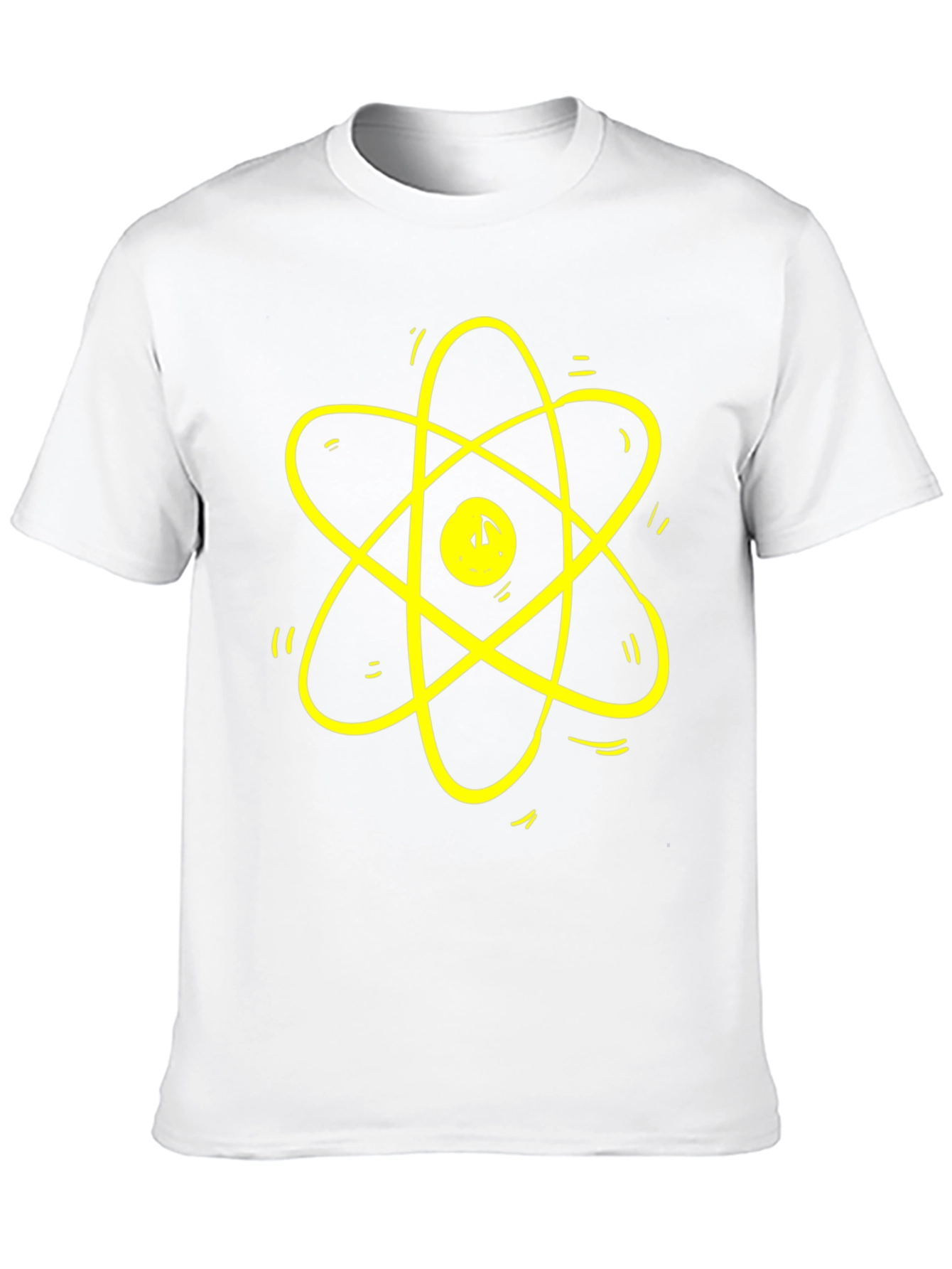 Black Atomic Symbol Graphic Tee - Science Nerd T-Shirt view 10