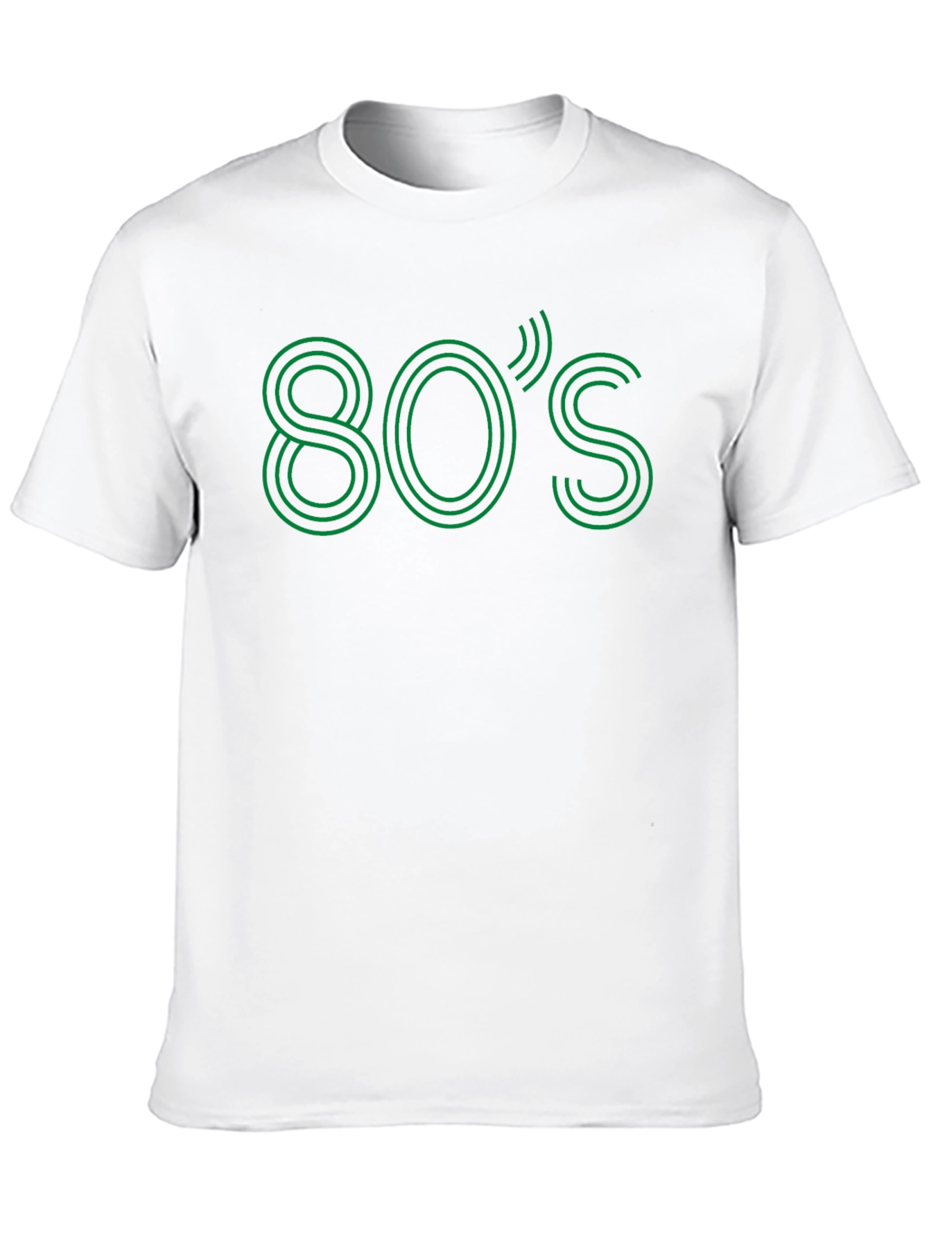 Black Retro 80's Style T-Shirt view 10