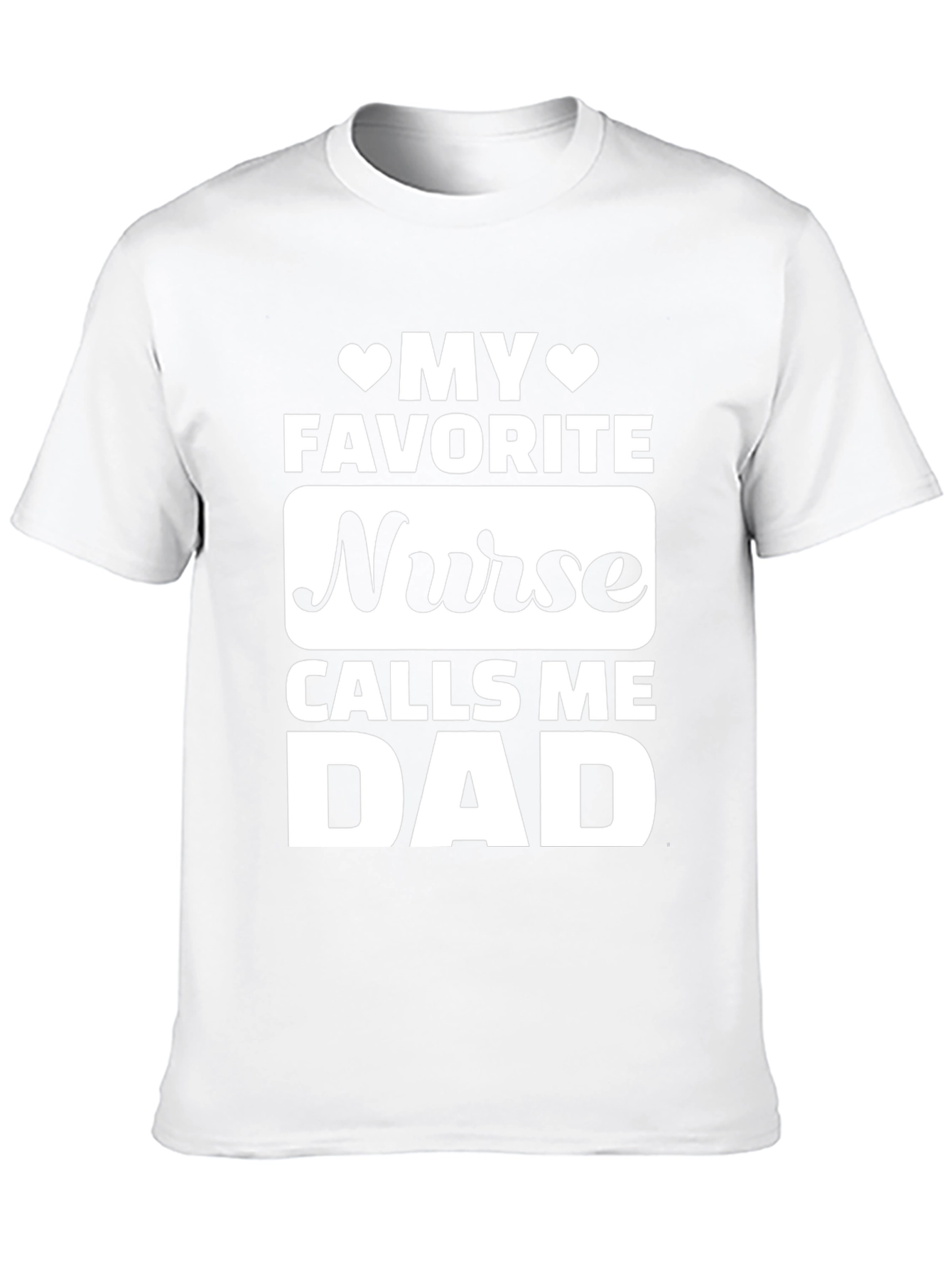 Black My Favorite Nurse Calls Me Dad T-Shirt view 10