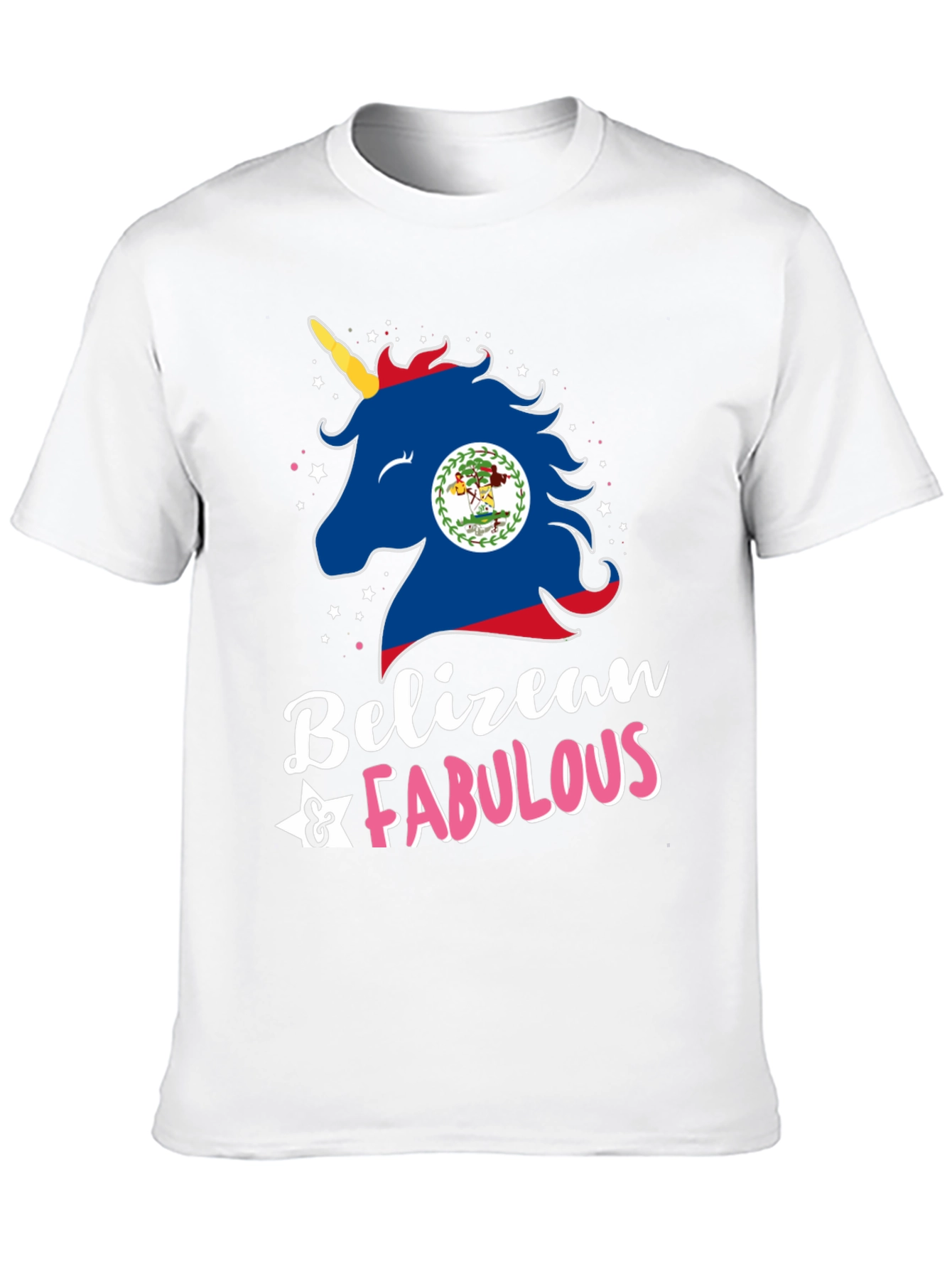 Black Belizean & Fabulous Unisex T-Shirt view 10