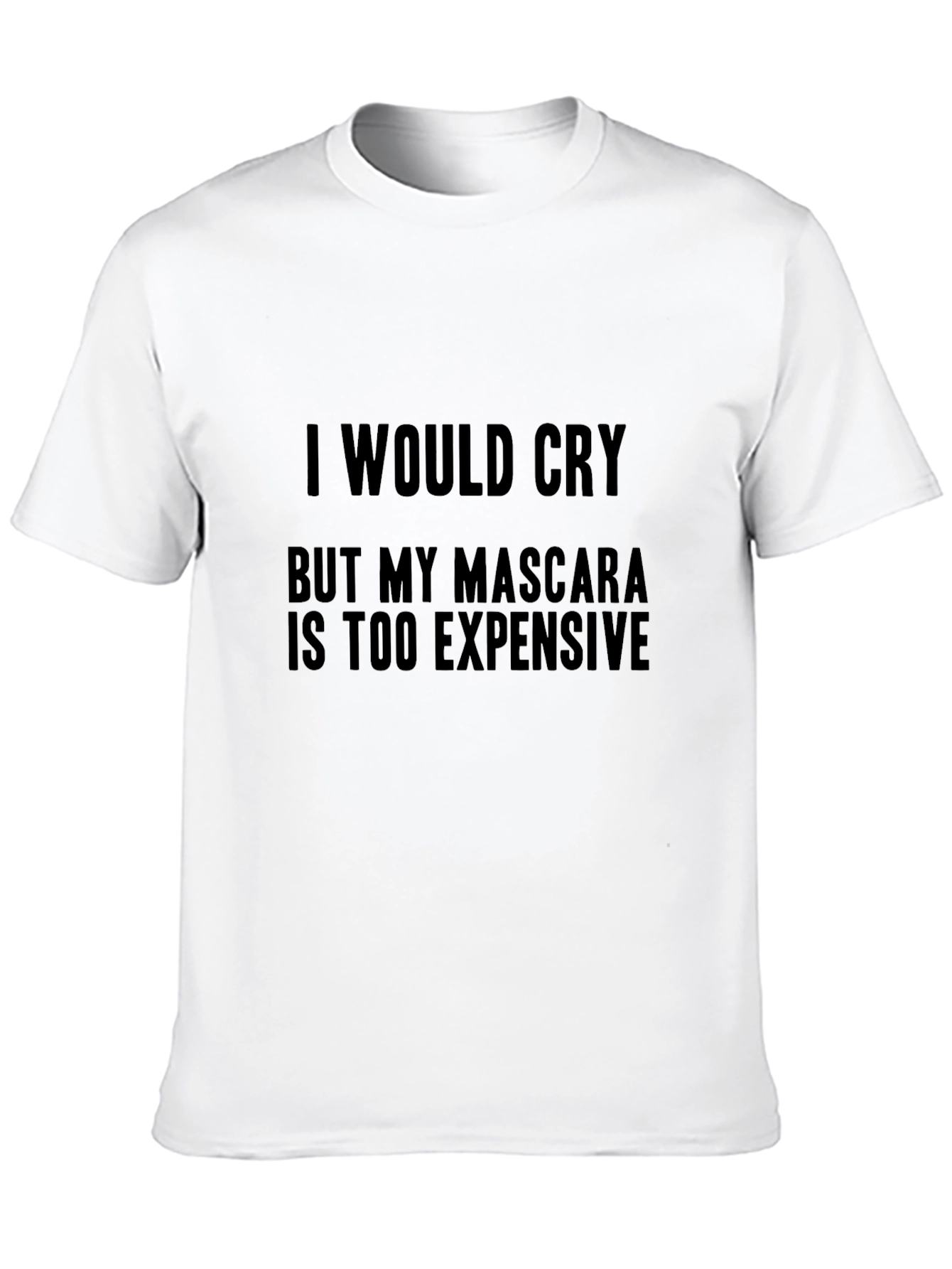 Black Sarcastic Mascara T-Shirt - Black view 10