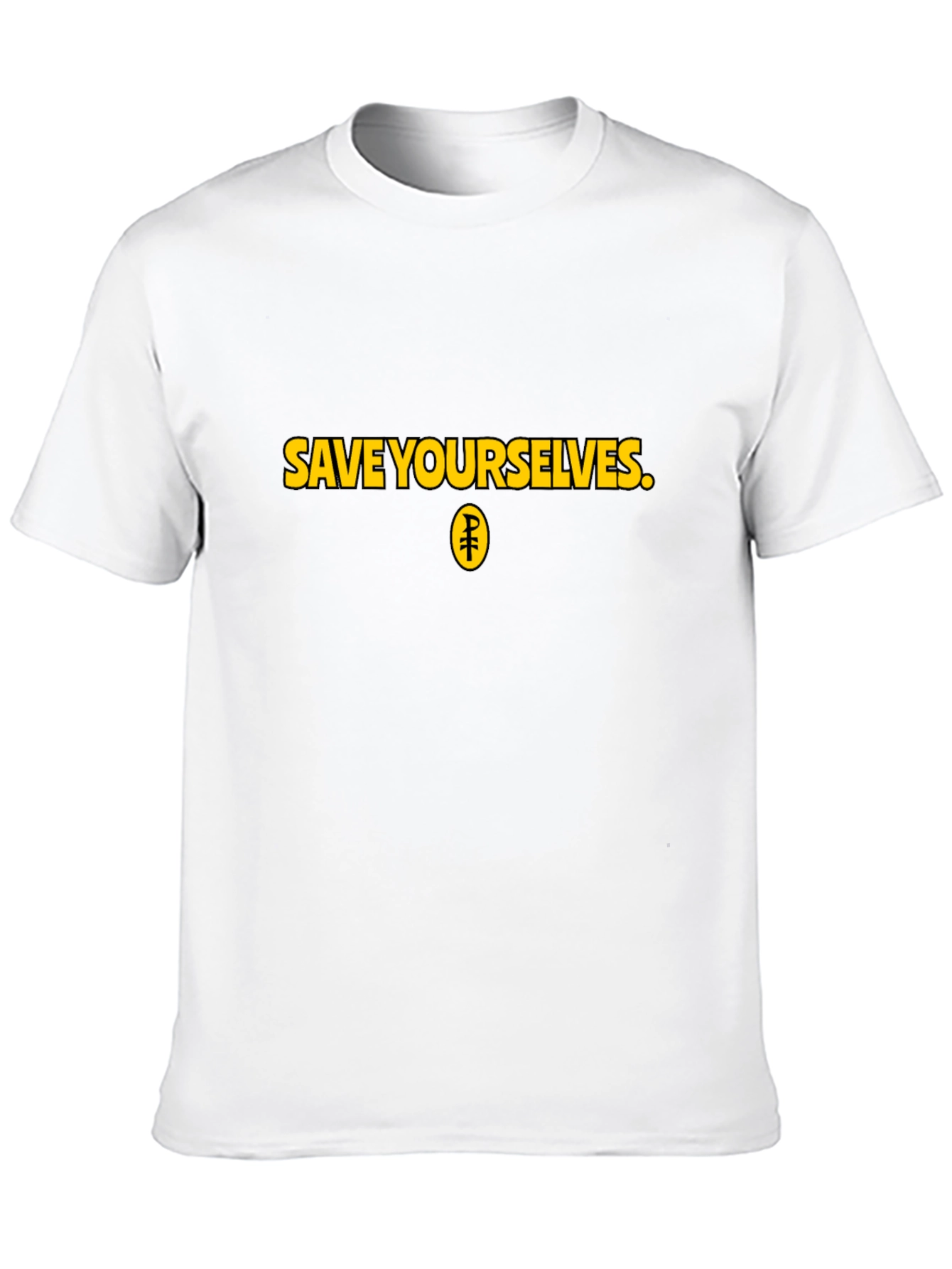 Black Save Yourselves Graphic Tee - Black view 10