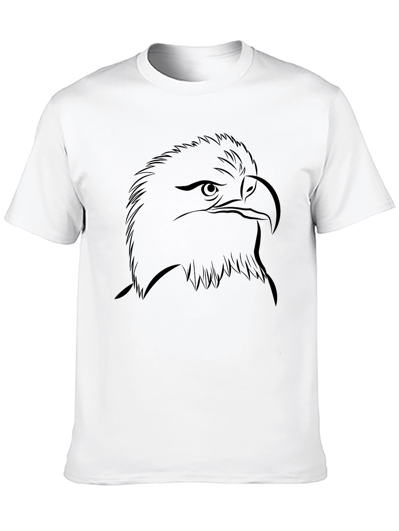 Black Eagle Graphic Black T-Shirt - Bold Design view 10