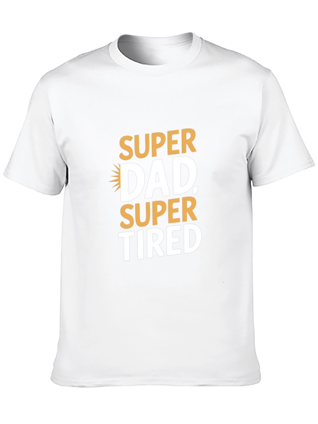Black Super Dad Super Tired Graphic T-Shirt - Father's Day Gift view 10
