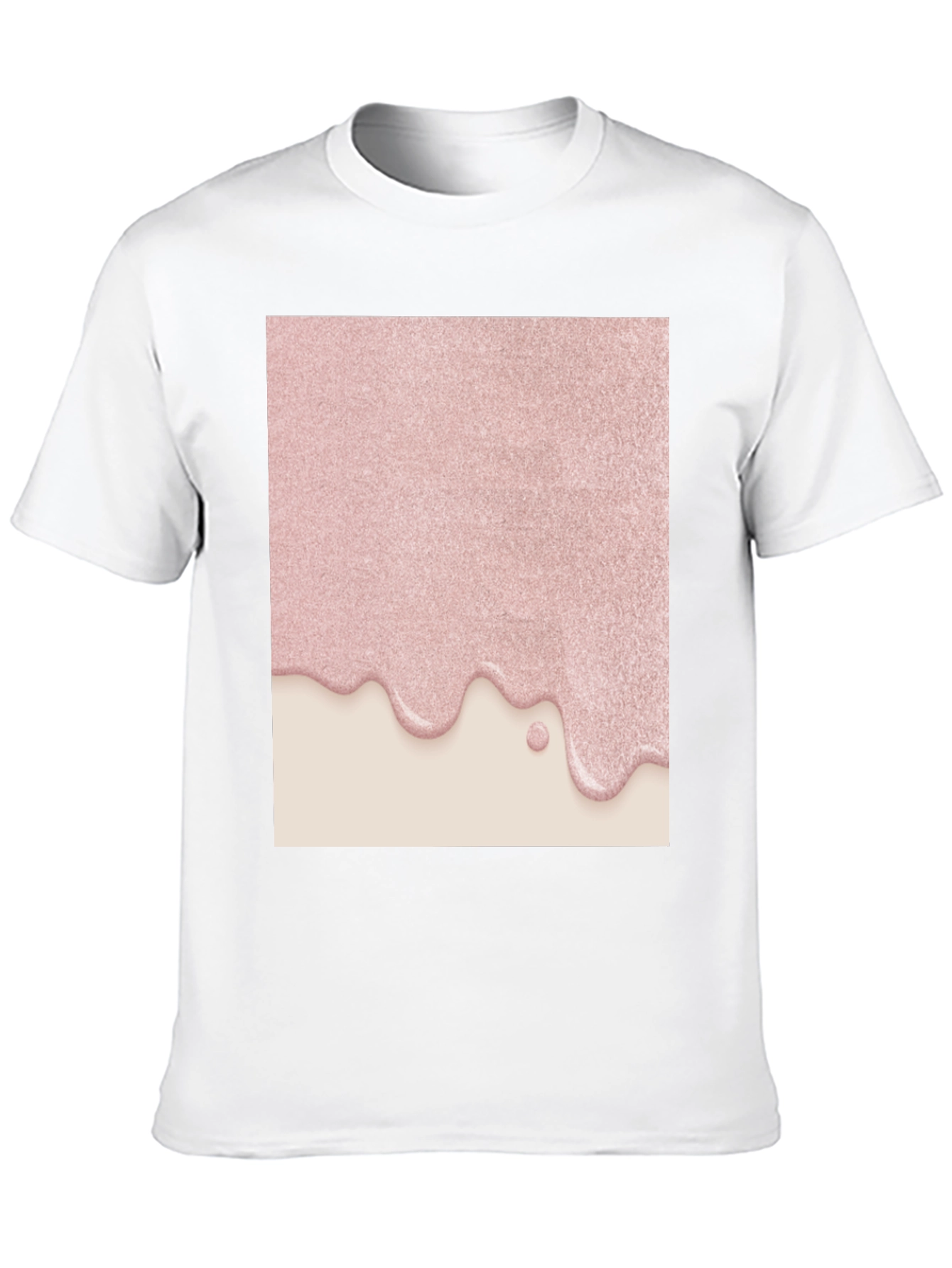 Black Pink Drip Graphic Tee - Modern Stylish Design view 10