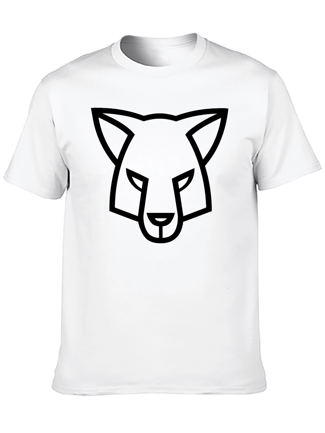 Black Black Fox Graphic Tee - Modern Minimalist Design view 10