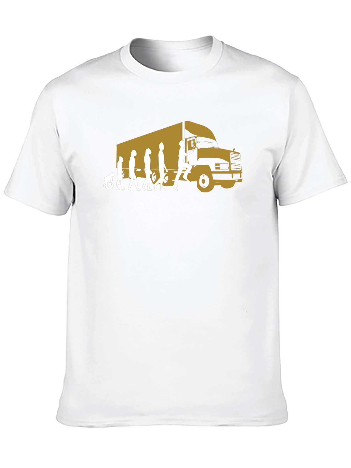 Black Trucker Evolution Graphic T-Shirt - Black view 10