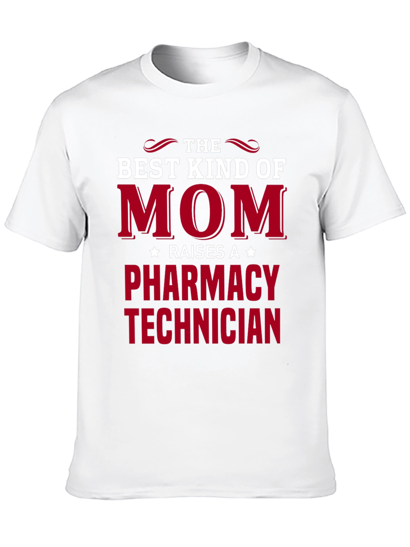 Black Best Mom Raises a Pharmacy Technician T-Shirt view 10
