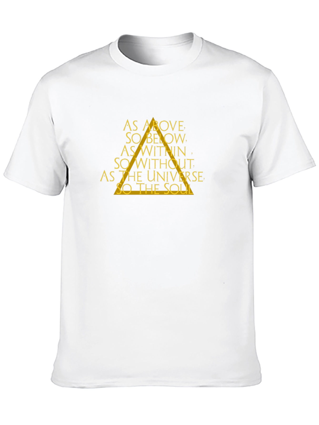 Black Esoteric Black T-Shirt - "As Above So Below" view 10