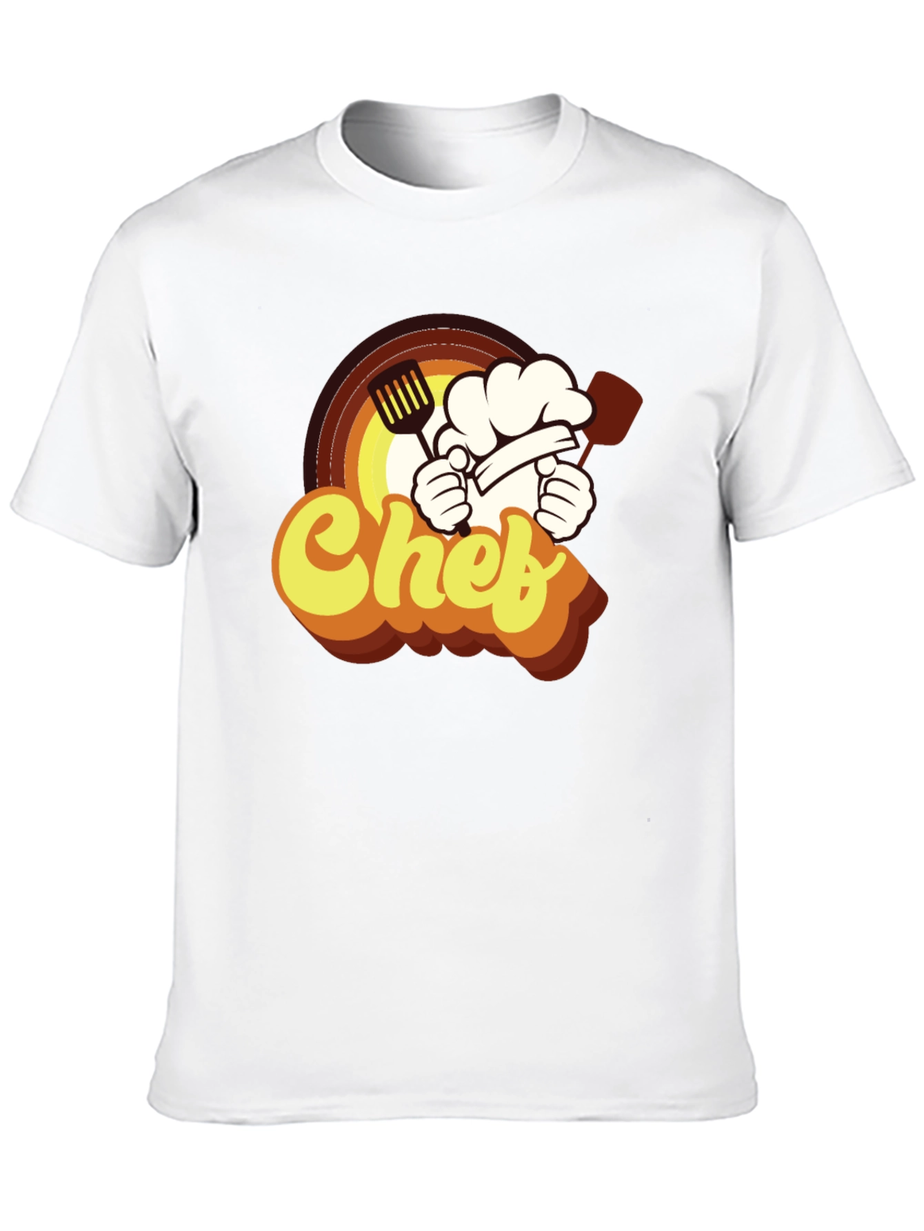 Black Retro Chef T-Shirt - Culinary Cook Graphic Tee view 10