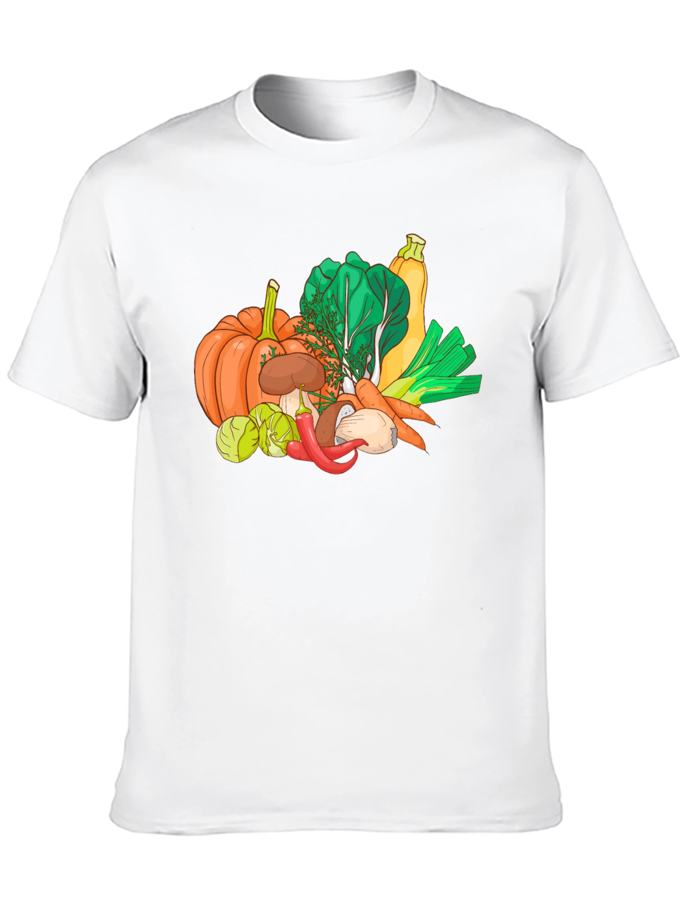 Vegetable Harvest Graphic Tee - Black Unisex T-Shirt - 10