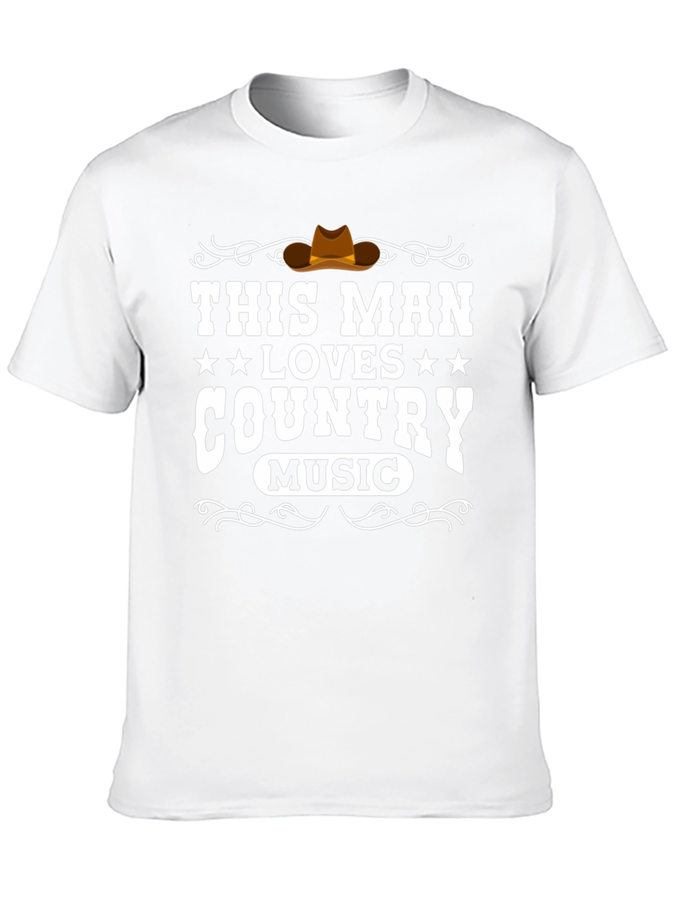 Black Country Music Lover T-Shirt - Western Style Graphic Tee view 10