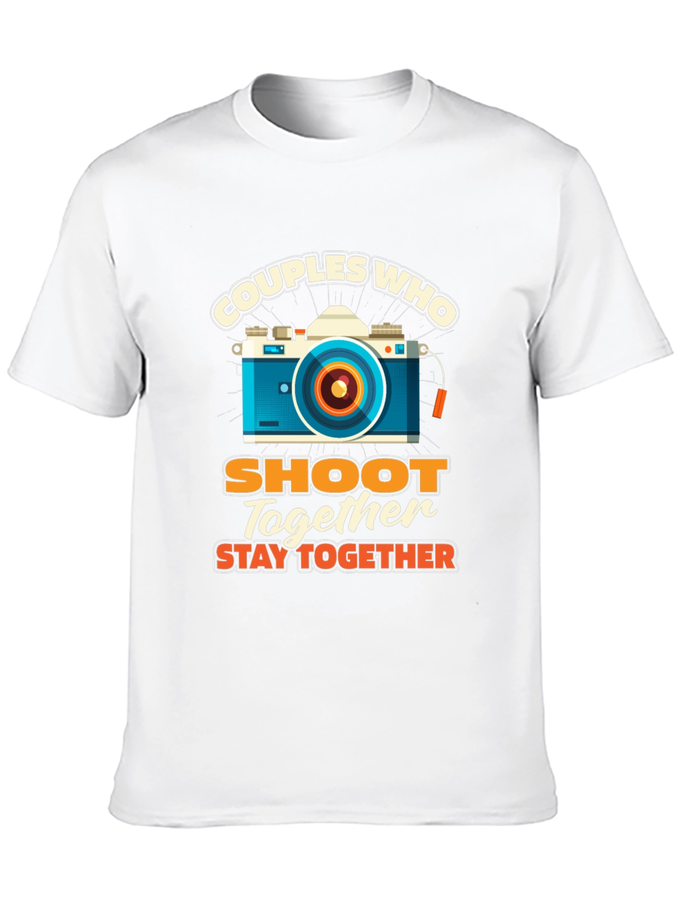 Black Couples Who Shoot Together T-Shirt - Camera Lover view 10