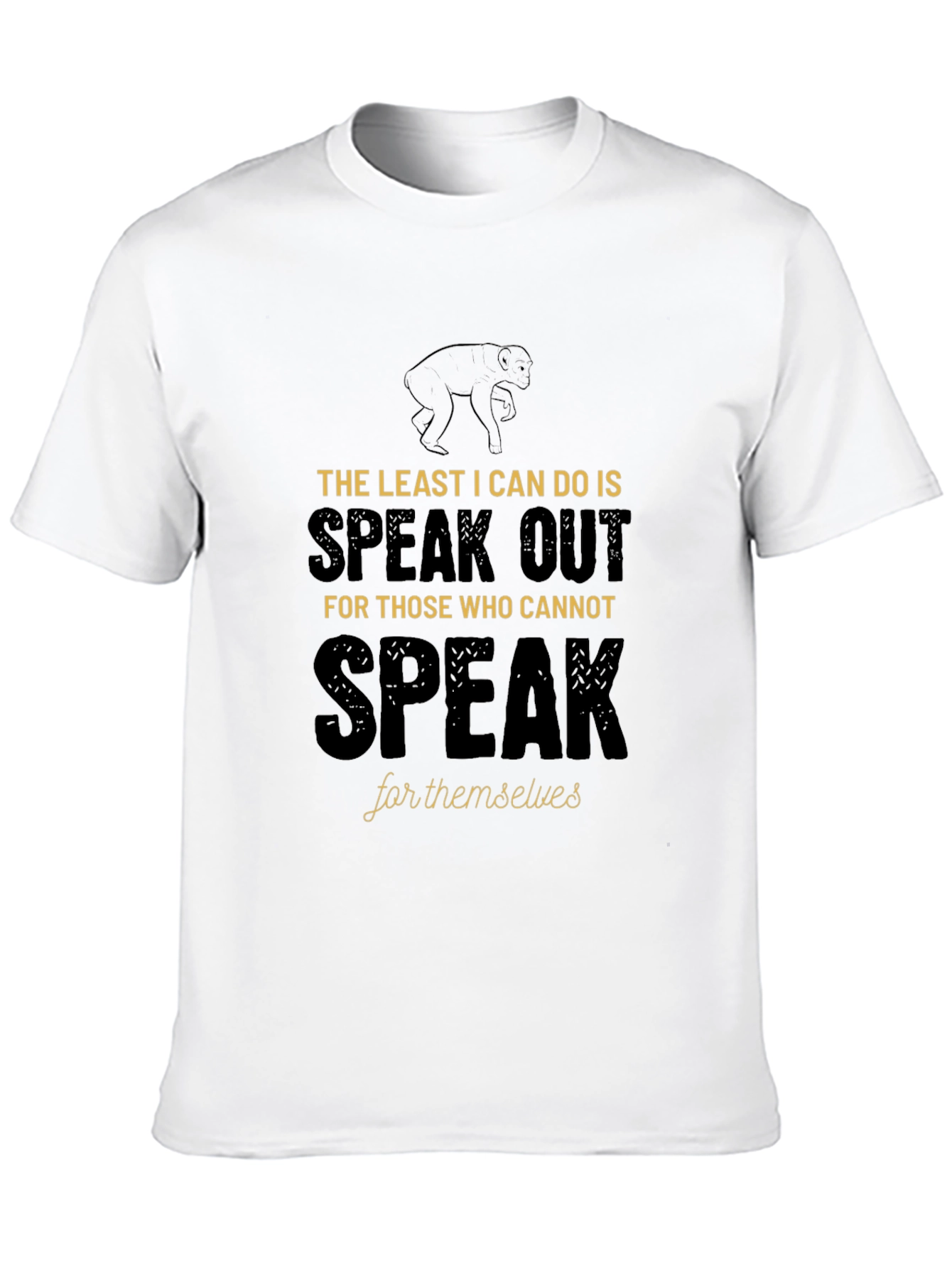 Black Speak Out T-Shirt - Advocate for the Voiceless view 10